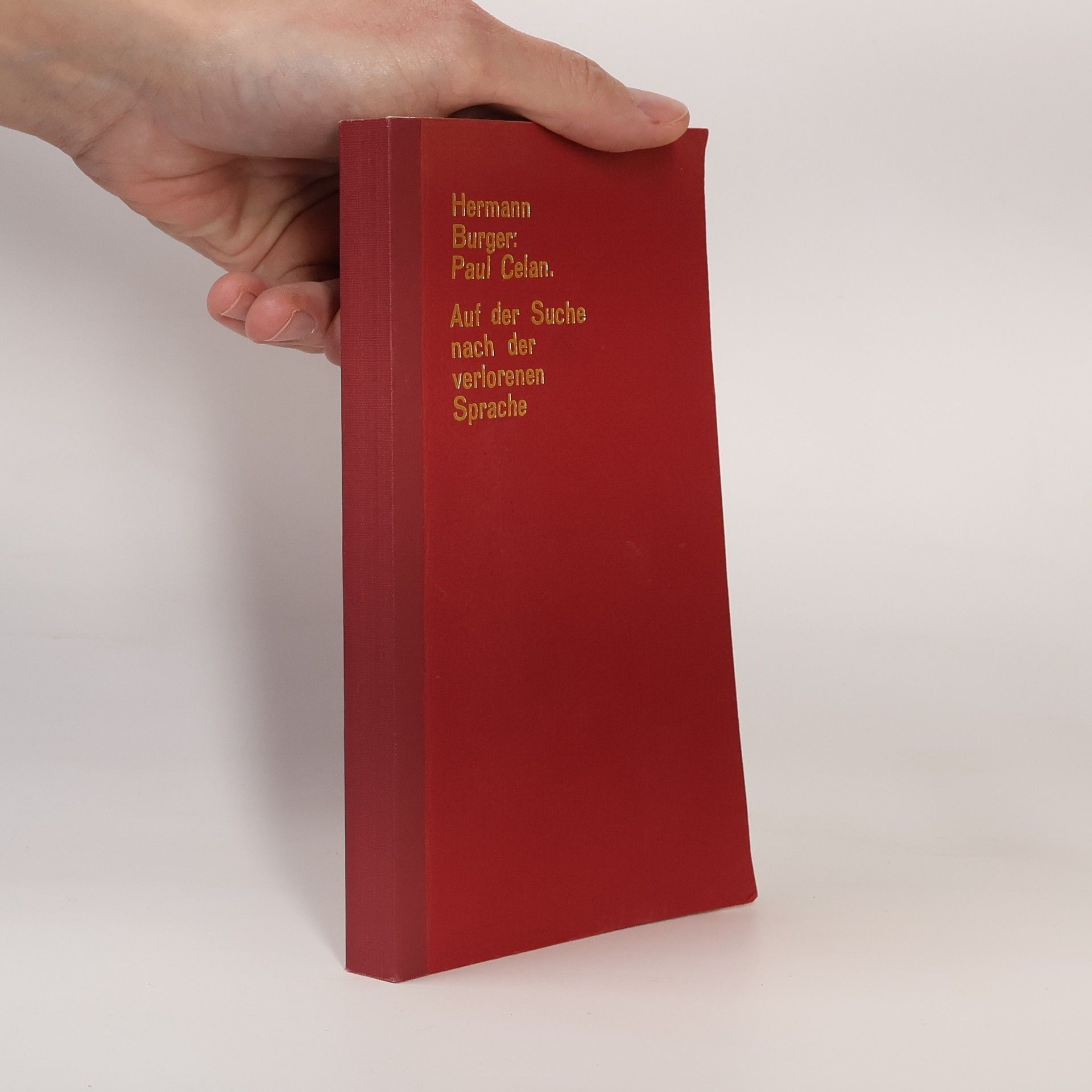 Hermann Burger Paul Celan