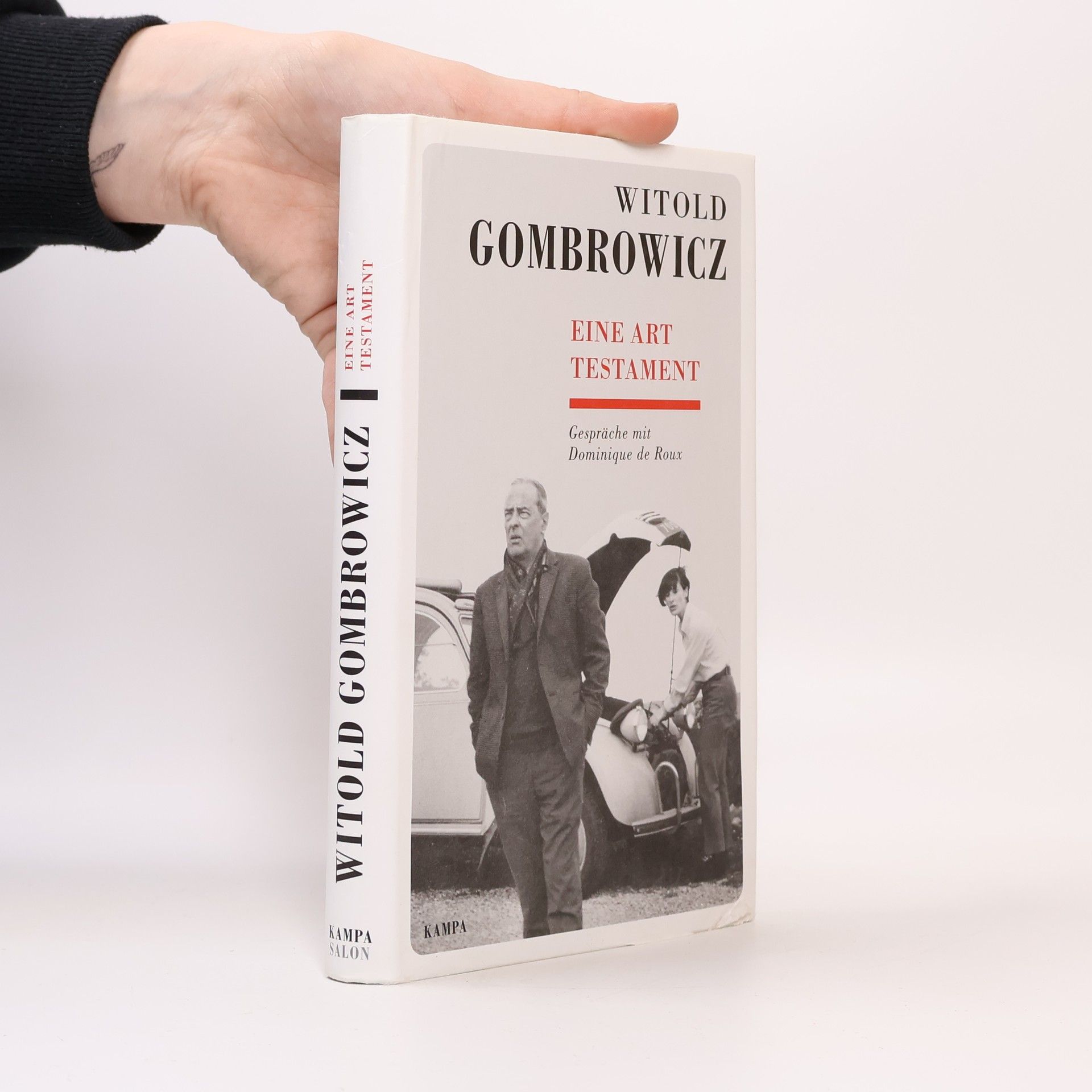 Witold Marian Gombrowicz Eine Art Testament
