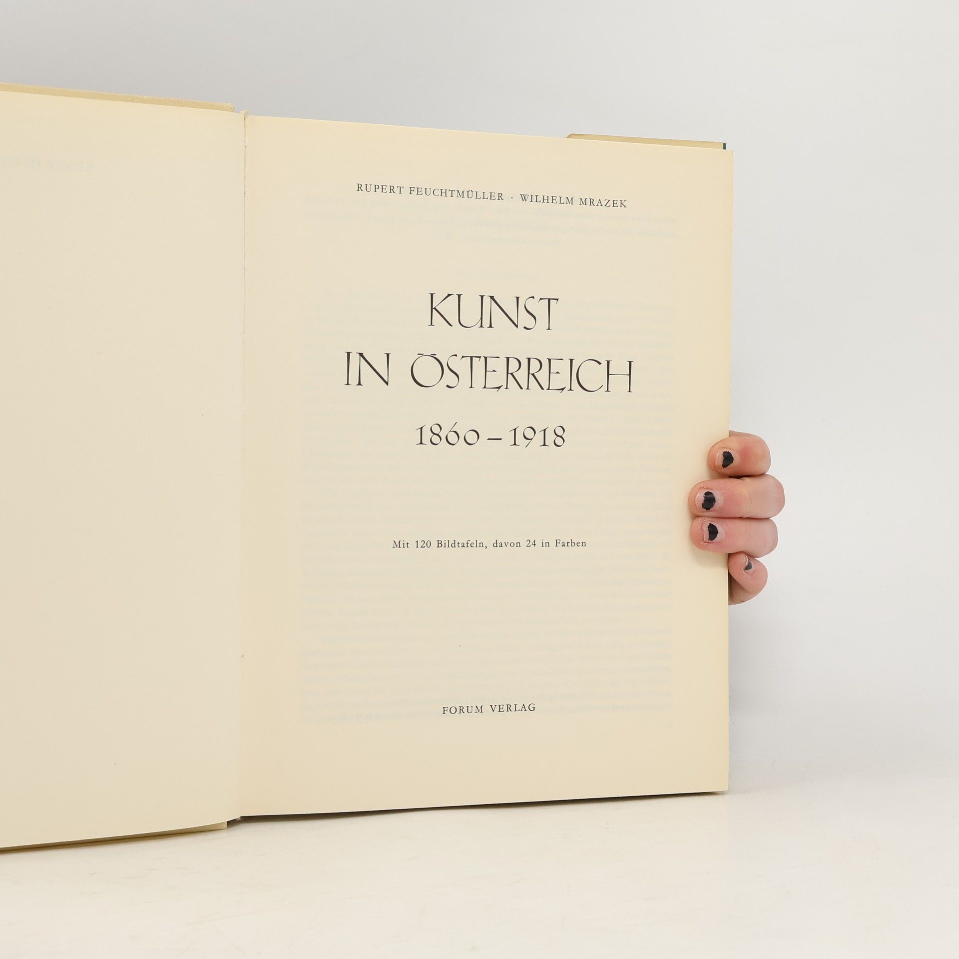 Wilhelm Mrazek Kunst in Österreich 1860 -1918