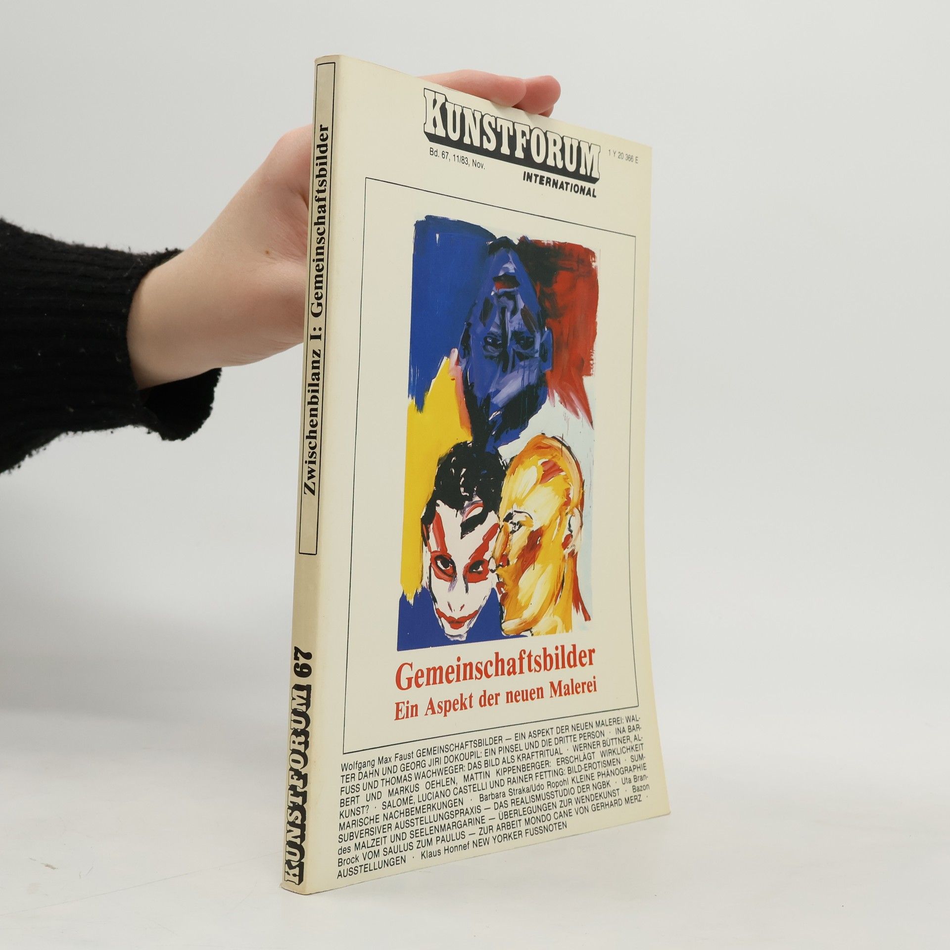 Kolektiv autorů Kunstforum 67, 11/83