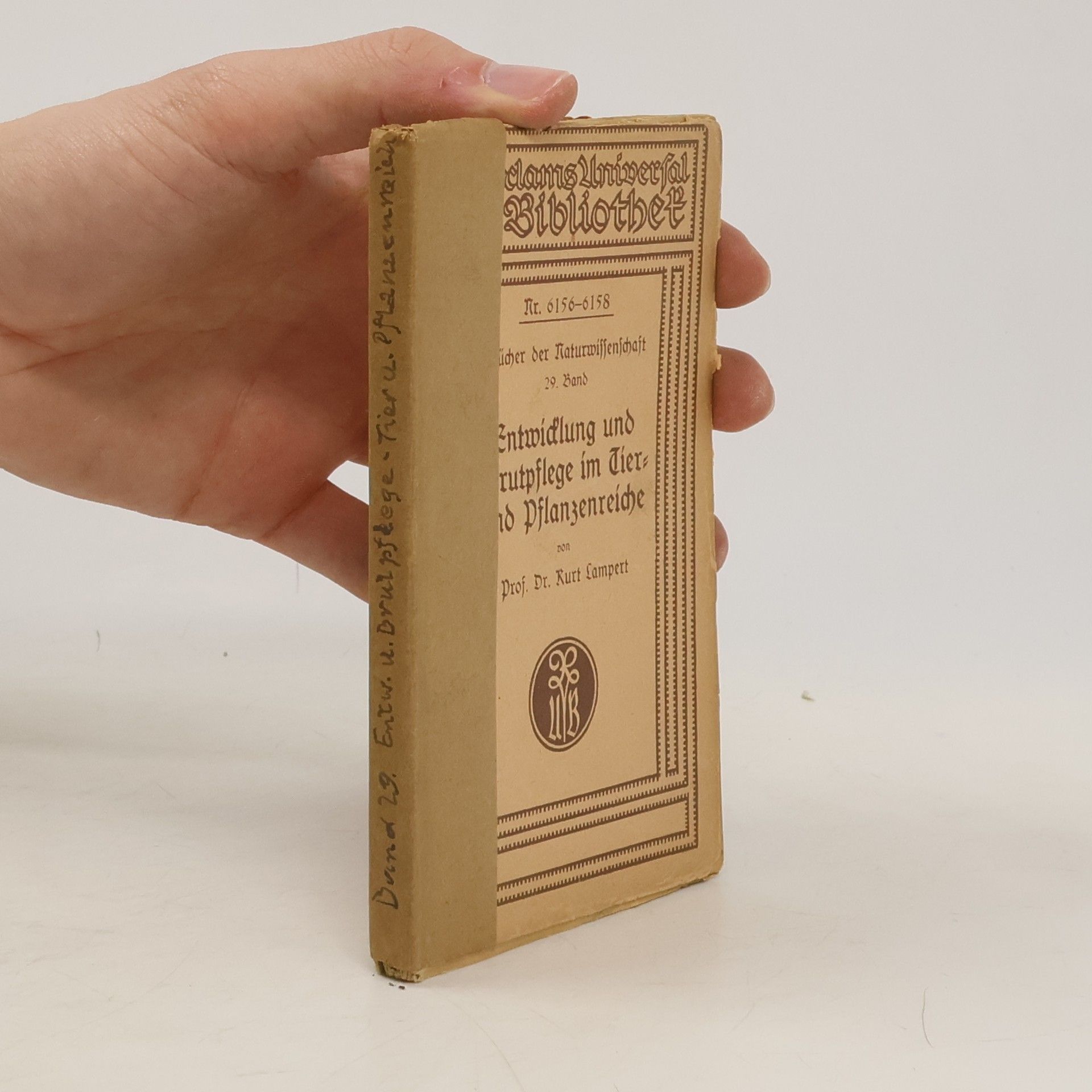 Kurt Lampert Entwicklung und Brutpflege im Tier- und Pflanzenreiche