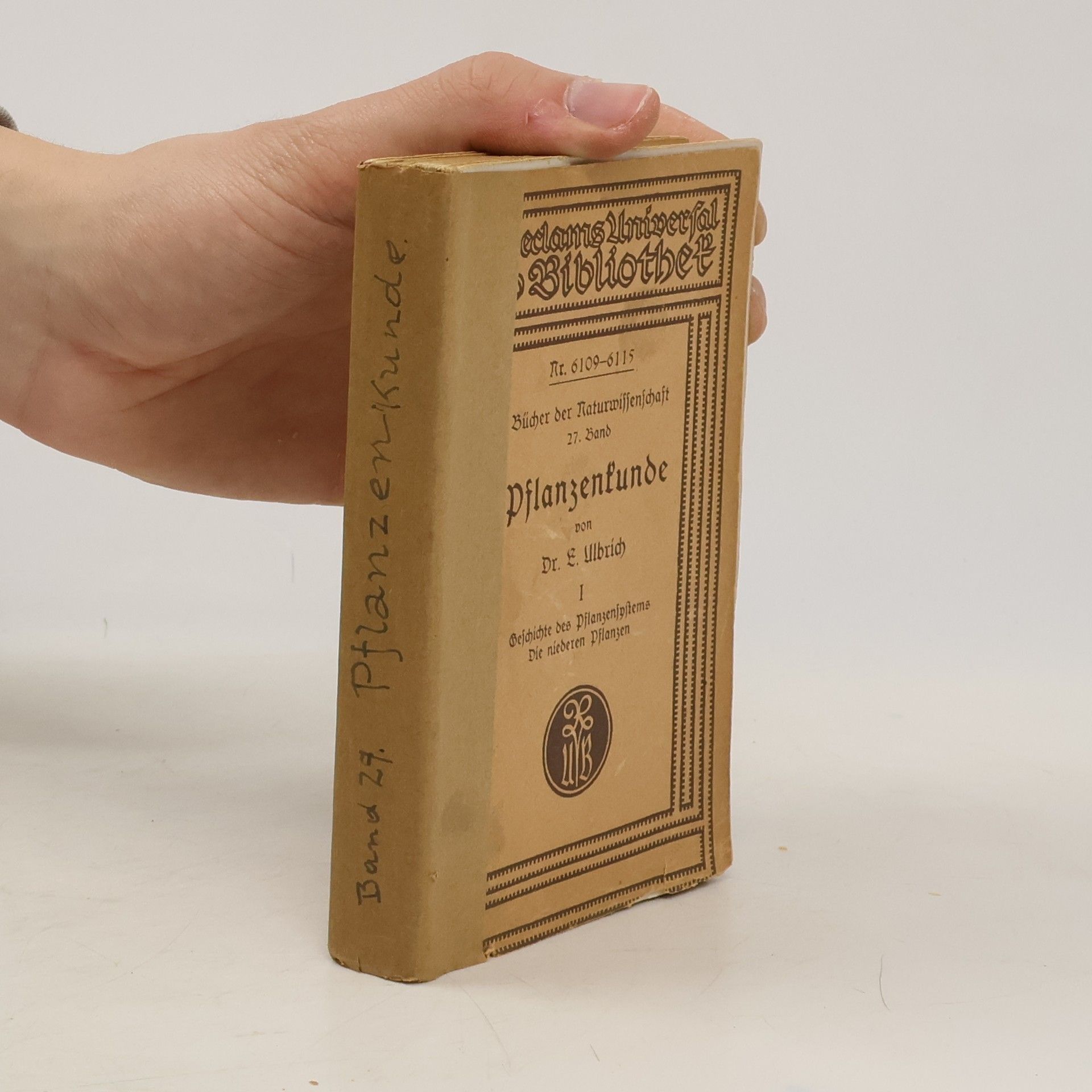 E. Ulbrich Pflanzenkunde 1