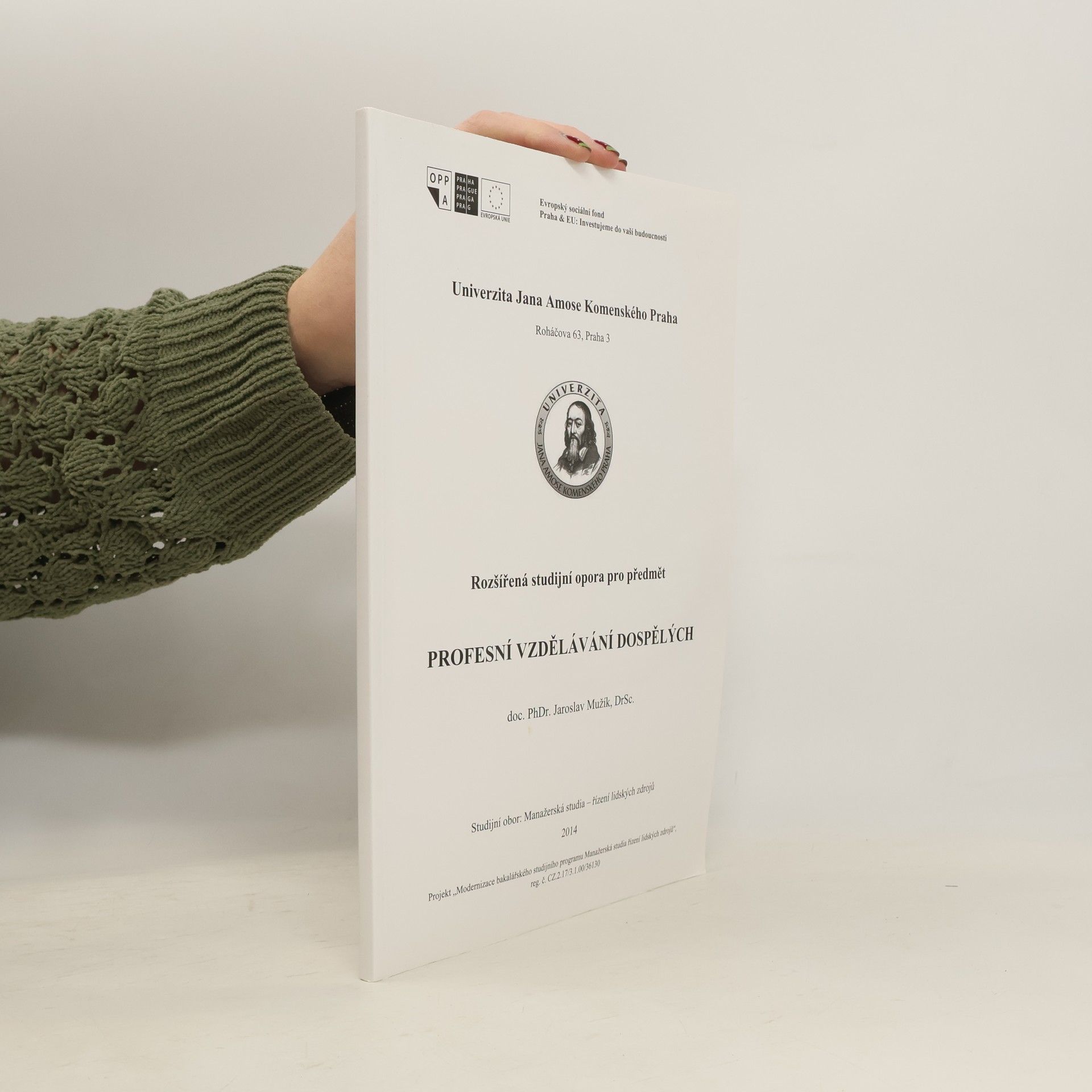 Jaroslav Mužík Profesní vzdělávání dospělých