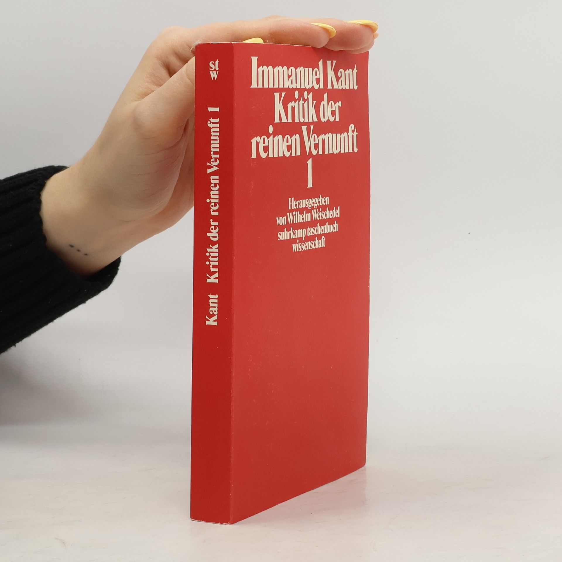 Immanuel Kant Kritik der reinen Vernunft 1