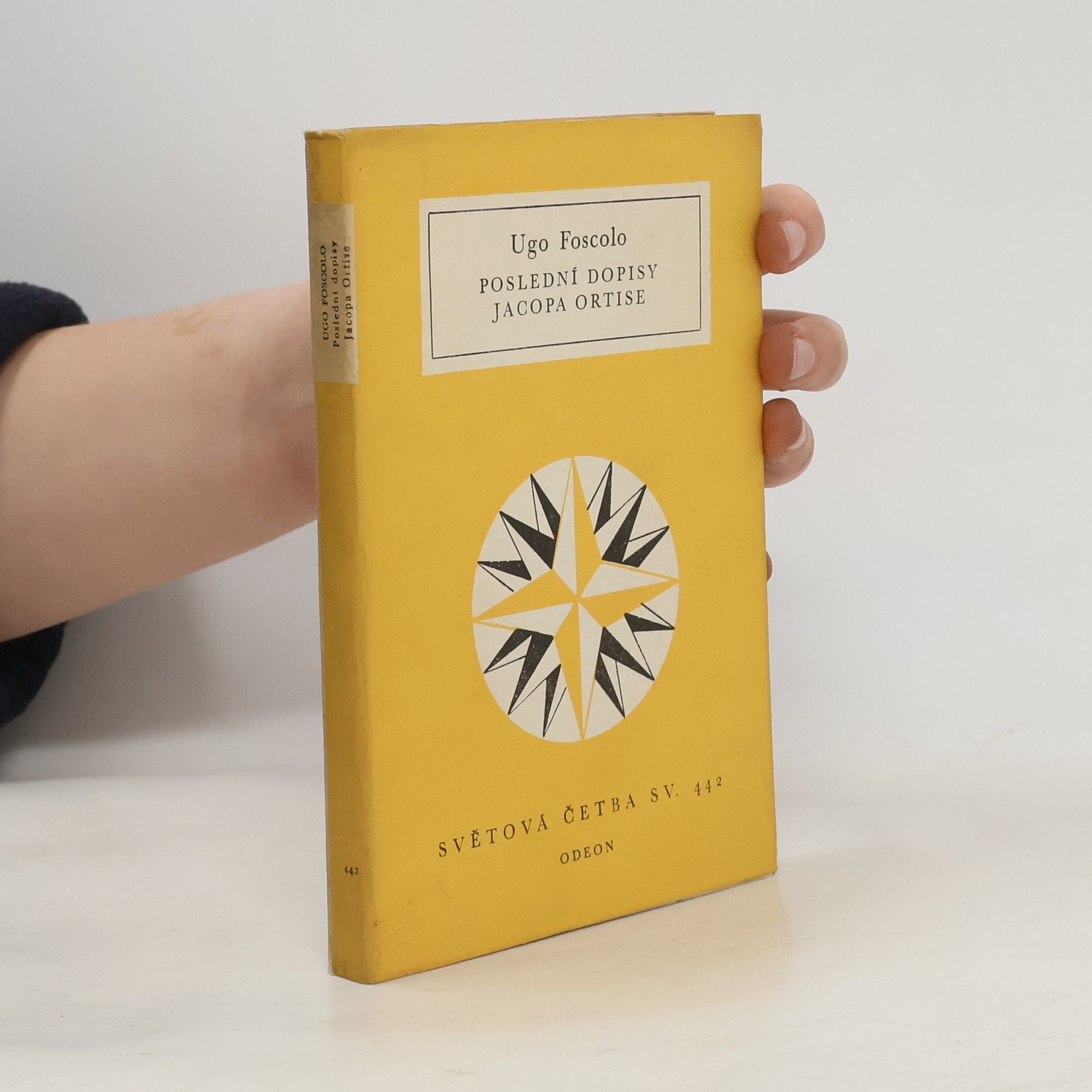 Ugo Foscolo Poslední dopisy Jacopa Ortise