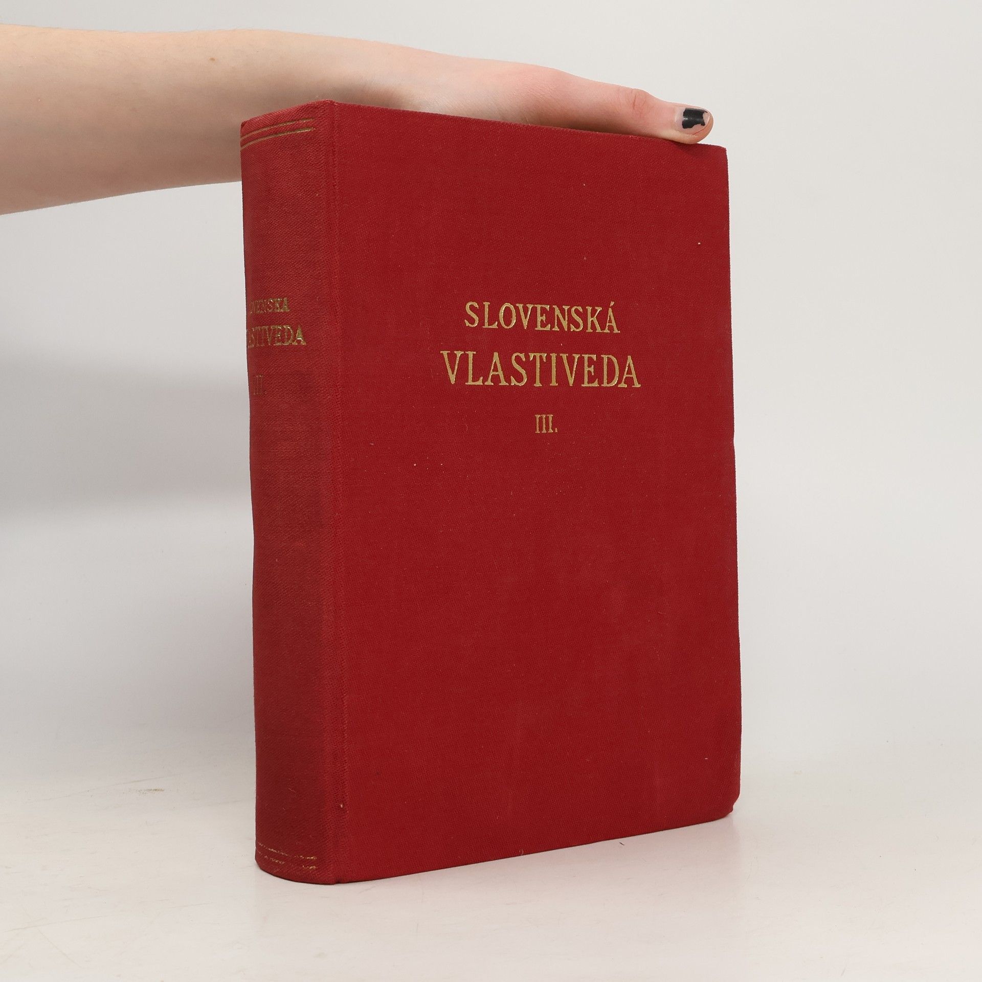 Autores varios Slovenská vlastiveda III.