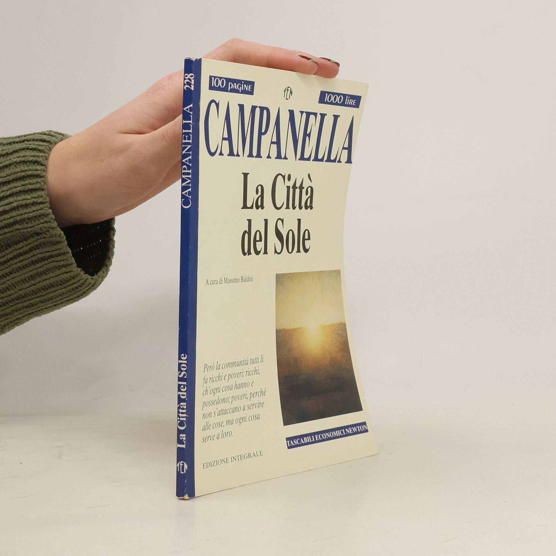 Tommaso Campanella Tascabili economici Newton - 228: La città del sole