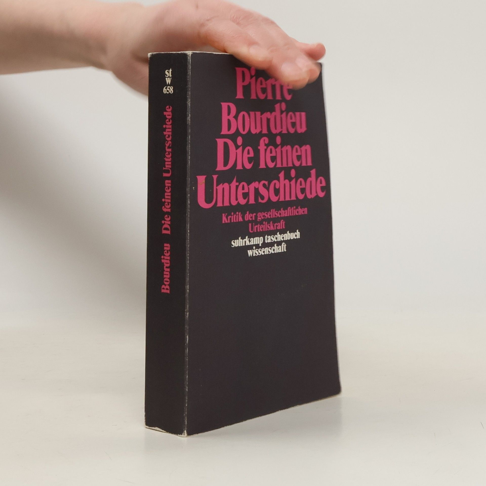 Pierre Bourdieu Die feinen Unterschiede