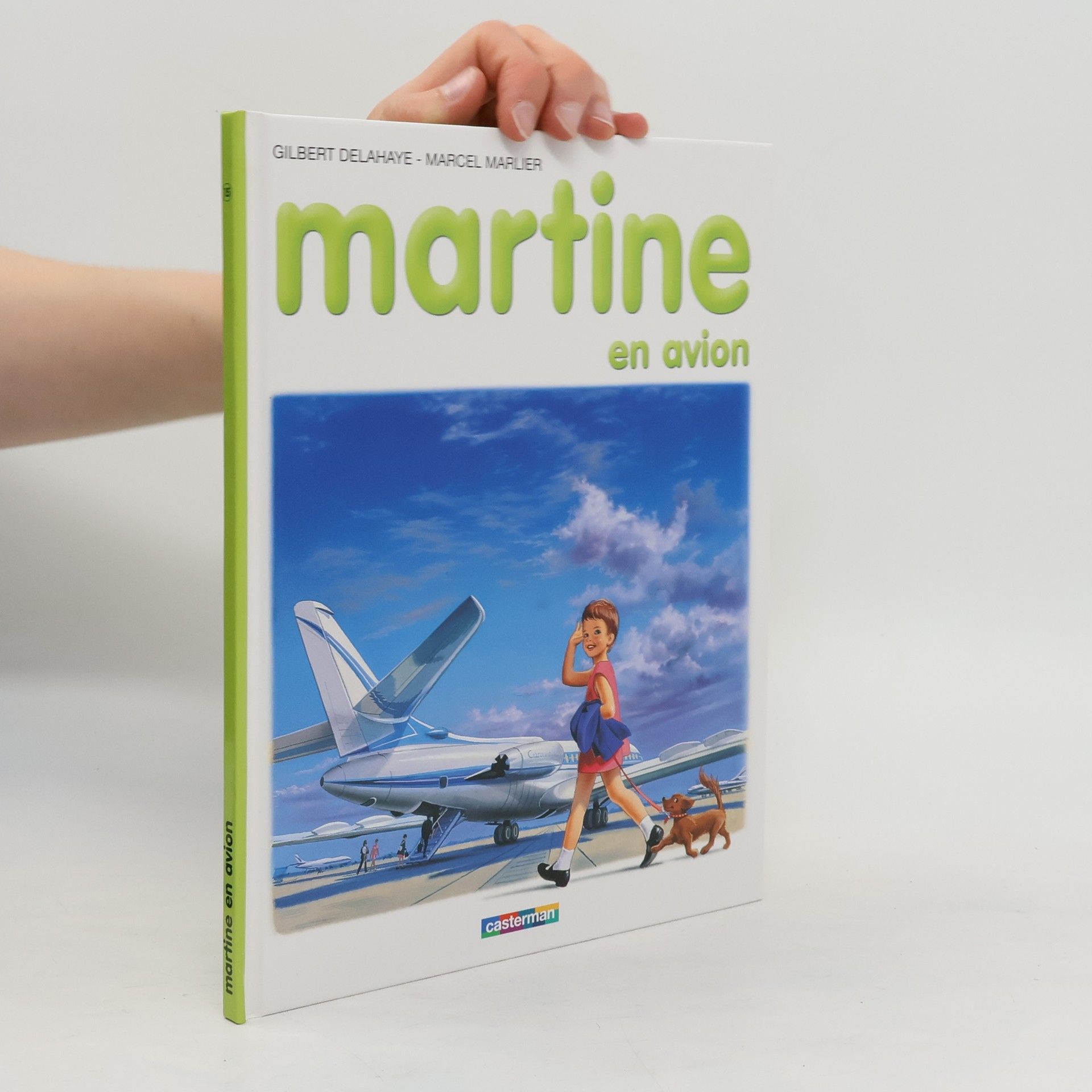 Marcel Marlier Martine en avion