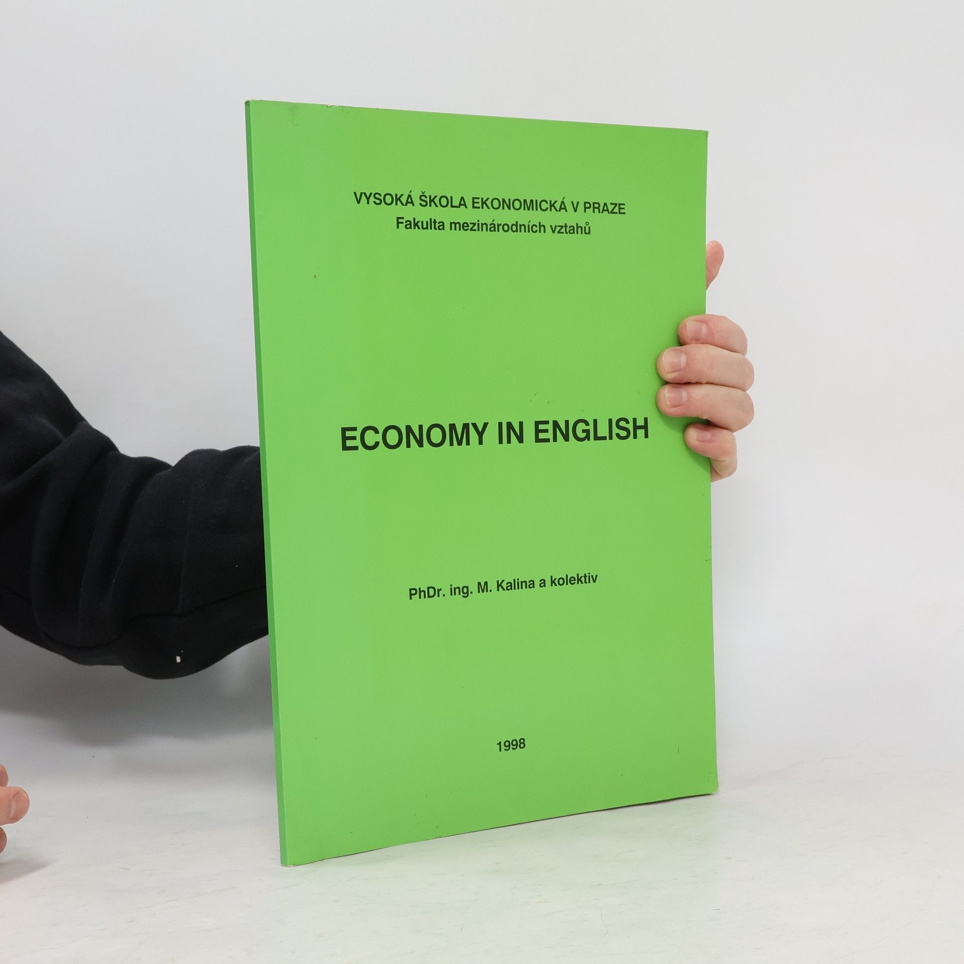 Miroslav Kalina Economy in English