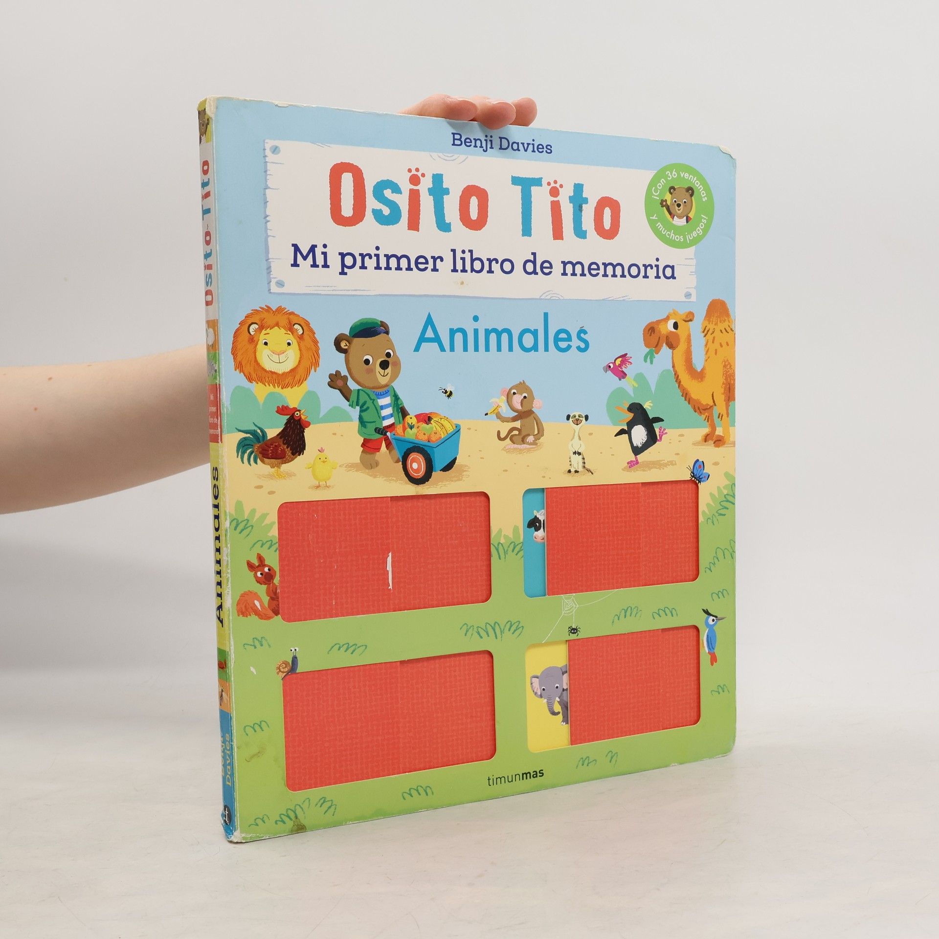 Benji Davies Osito Tito. Mi primer libro de memoria. Animales
