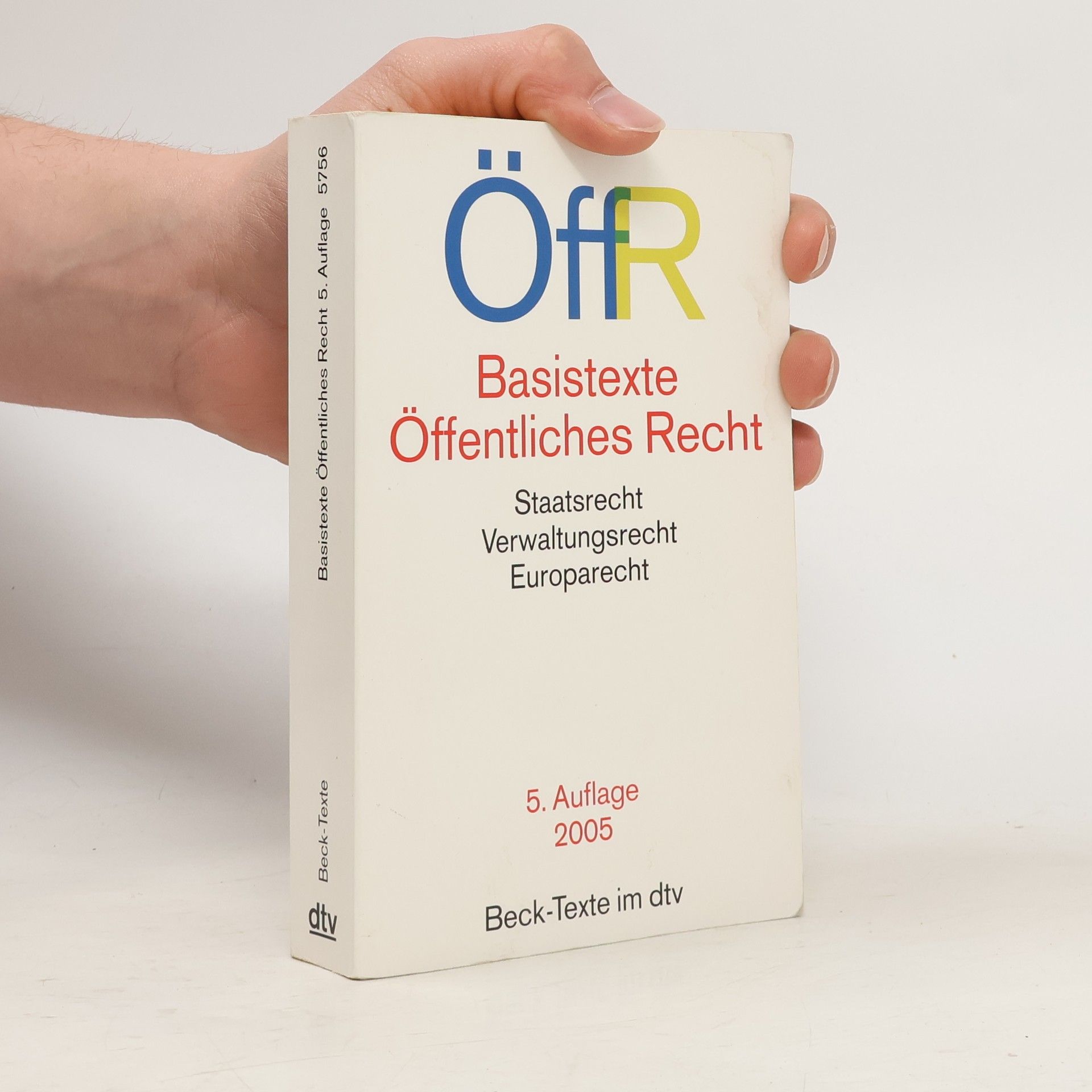 Steffen Detterbeck Basistexte Öffentliches Recht