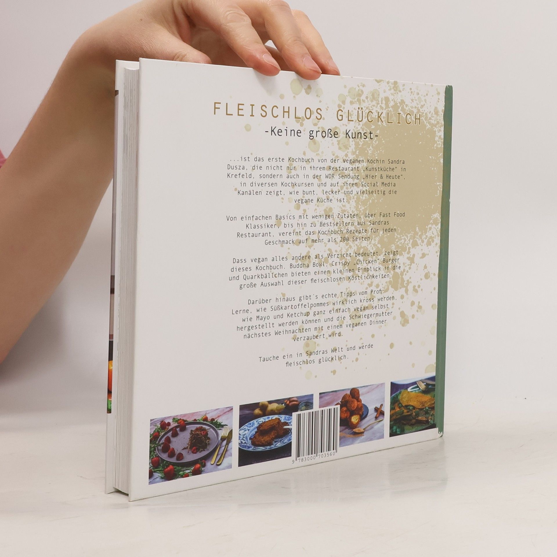 Sandra Dusza Fleischlos glücklich