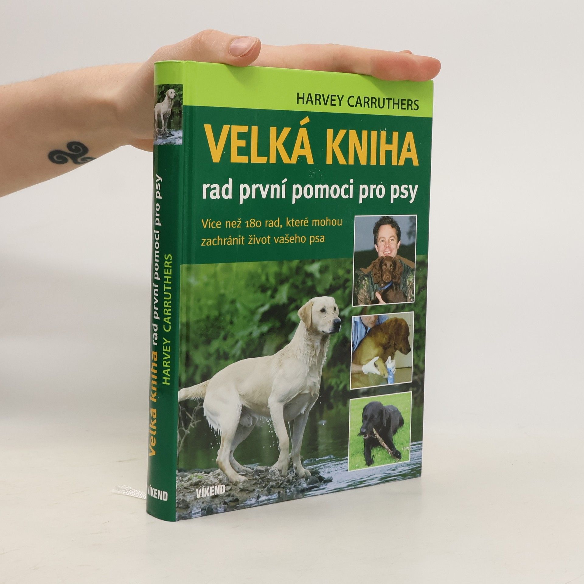Harvey Carruthers Velká kniha rad první pomoci pro psy