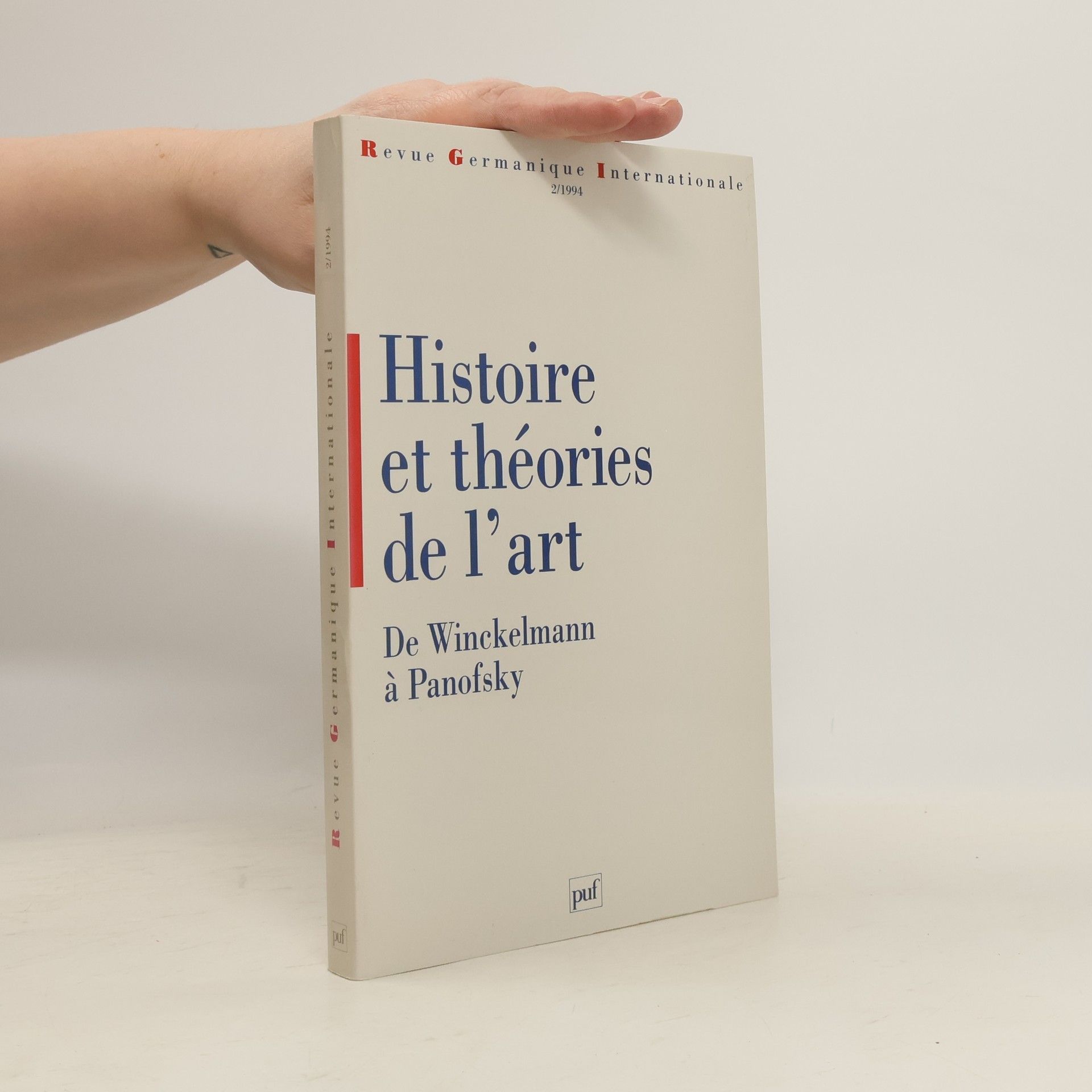 Édouard Pommier Revue Germanique Internationale - 2/1994: Histoire et théories de l'art