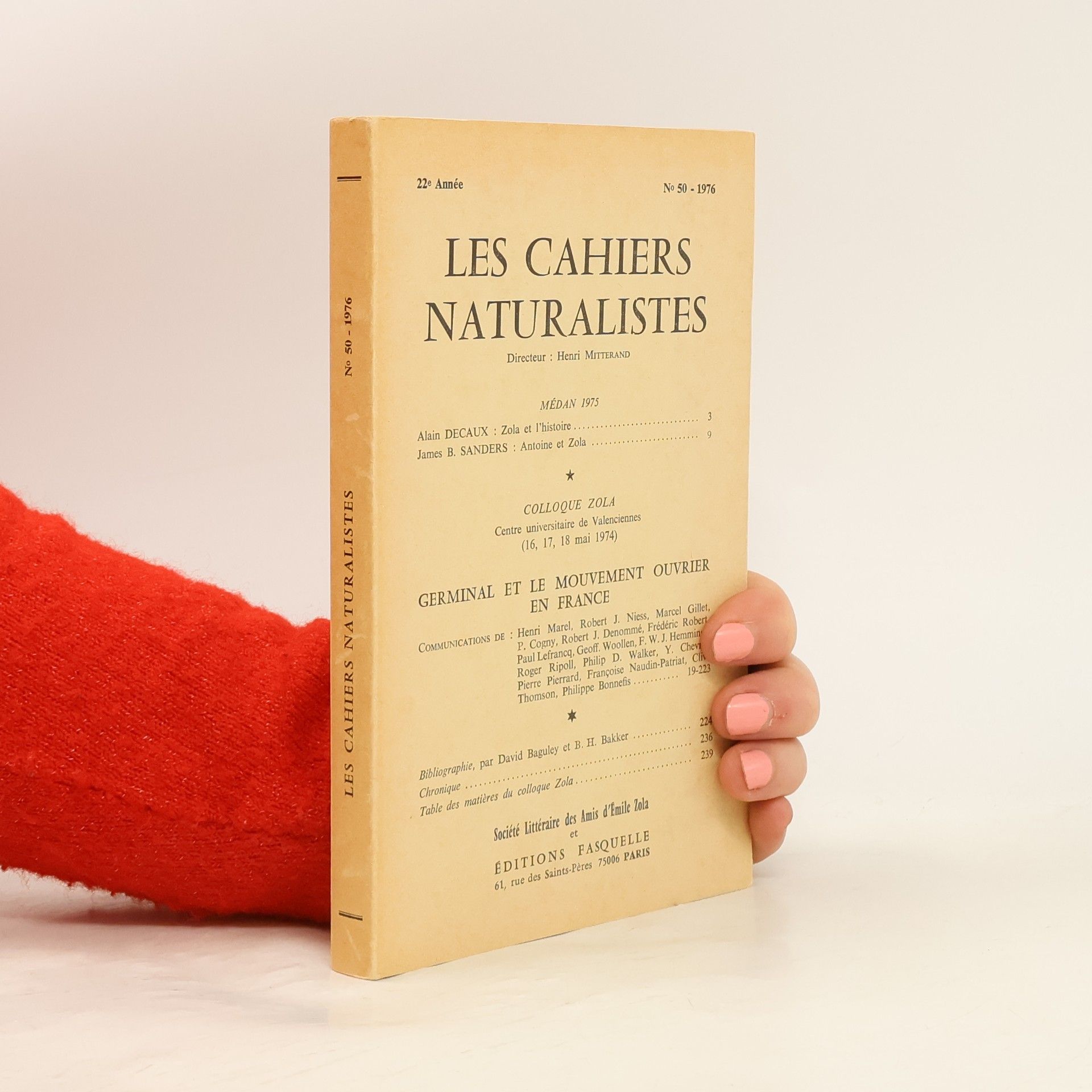 AA.VV. Les Cahiers Naturalistes