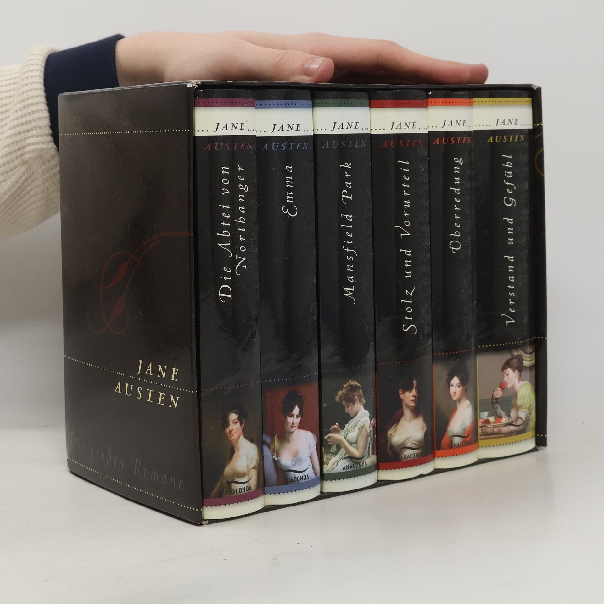 Jane Austen Die grossen Romane. Jane Austen. 6 svazků (komplet, tituly viz foto)