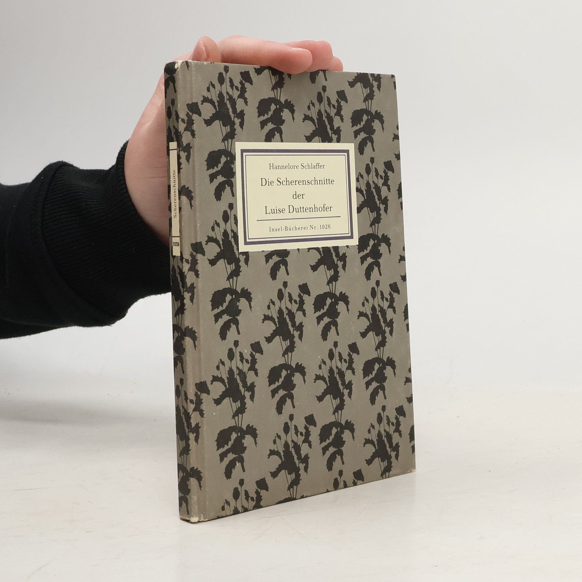 Hannelore Schlaffer Die Scherenschnitte der Luise Duttenhofer