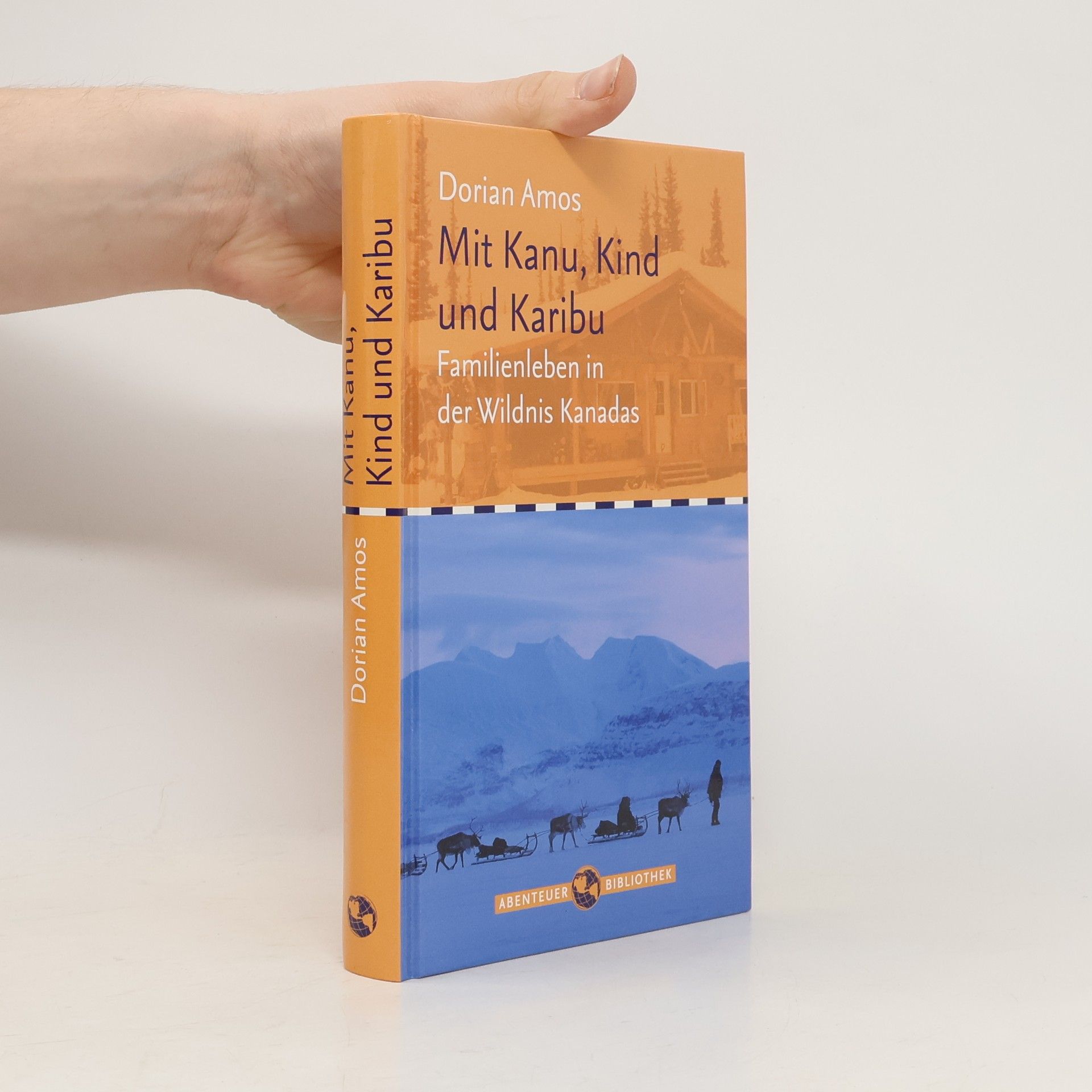 Dorian Amos Mit Kanu, Kind und Karibu