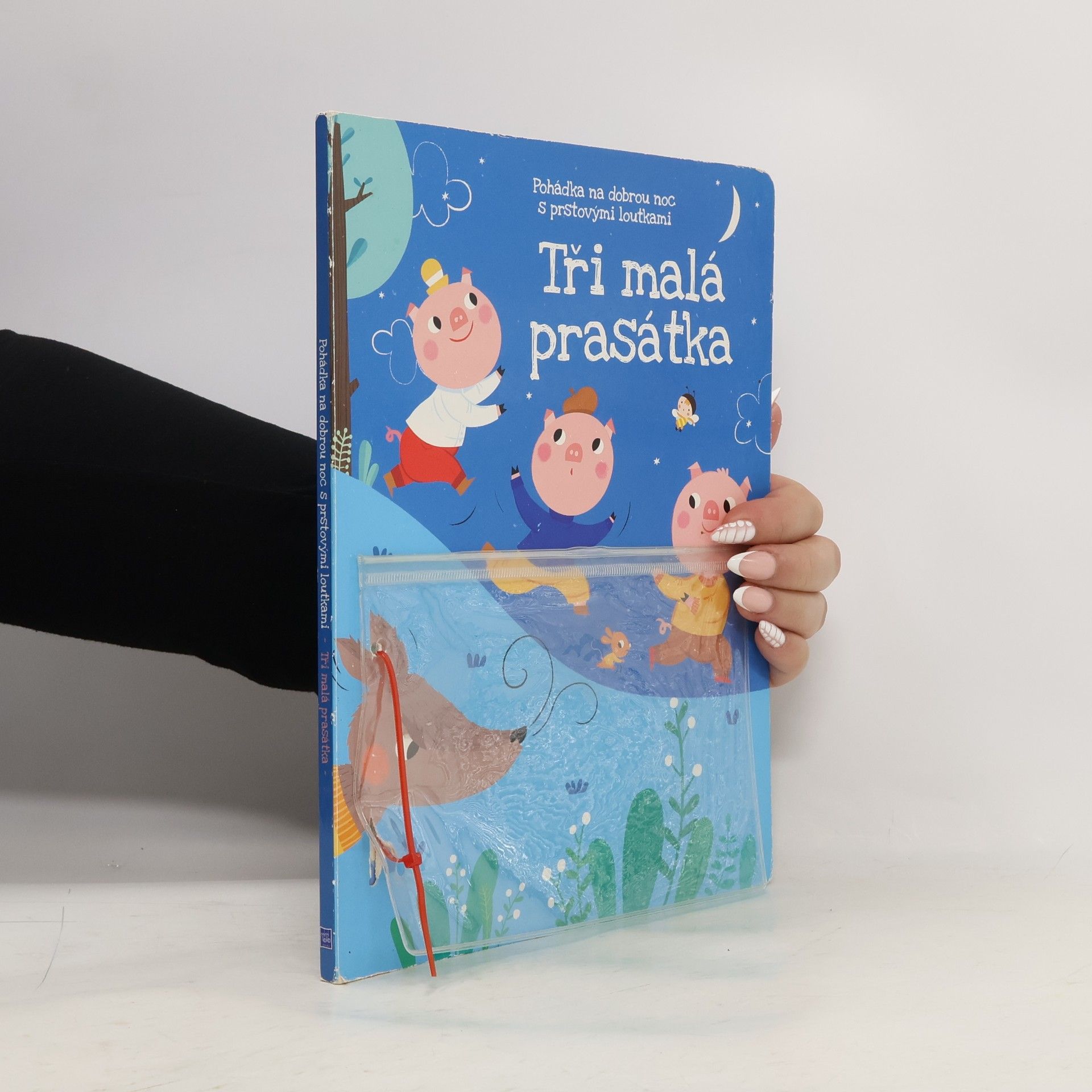 Kolektiv autorů Tři malá prasátka : pohádka na dobrou noc s prstovými loutkami