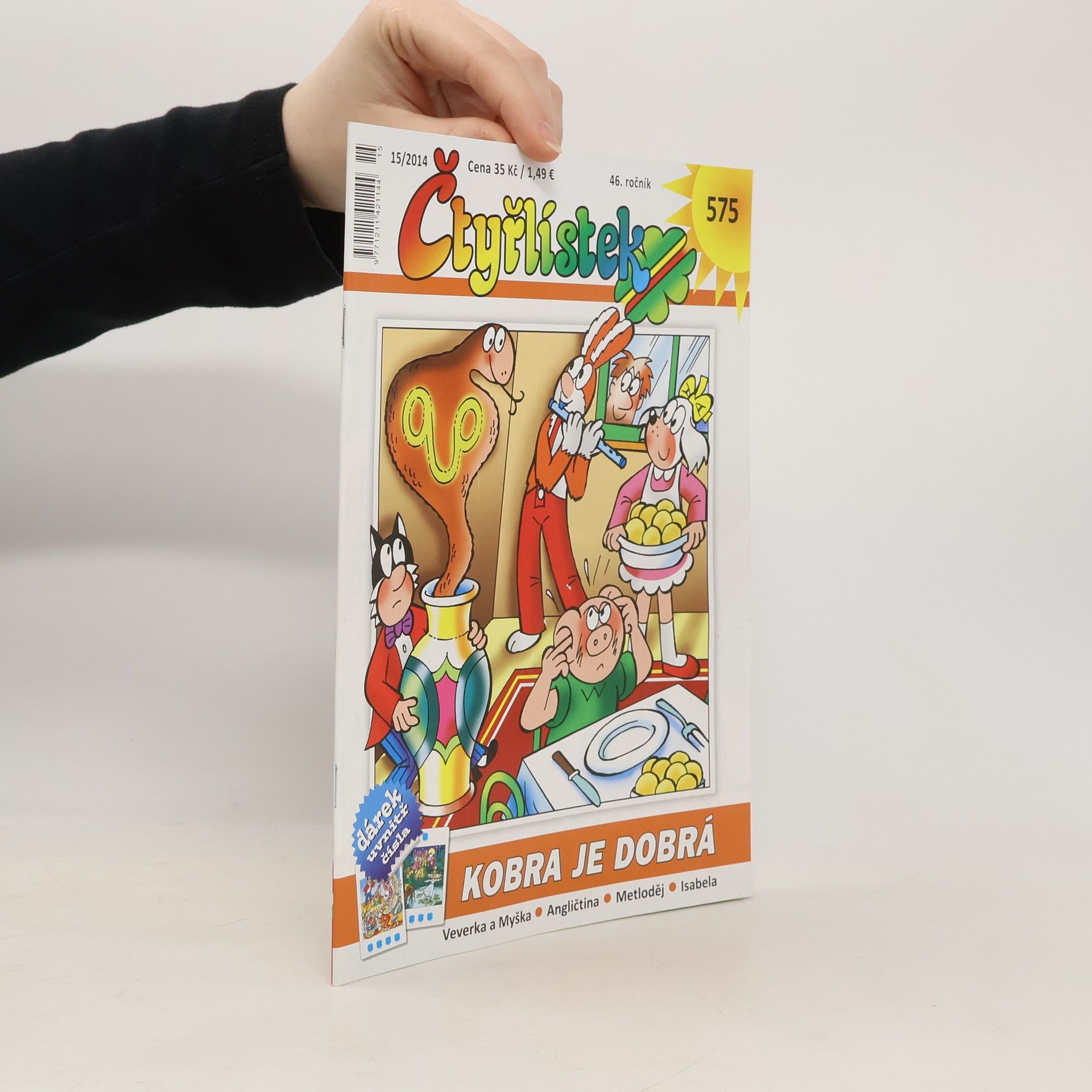 AA.VV. Čtyřlístek 575, 15/2014. Kobra je dobrá