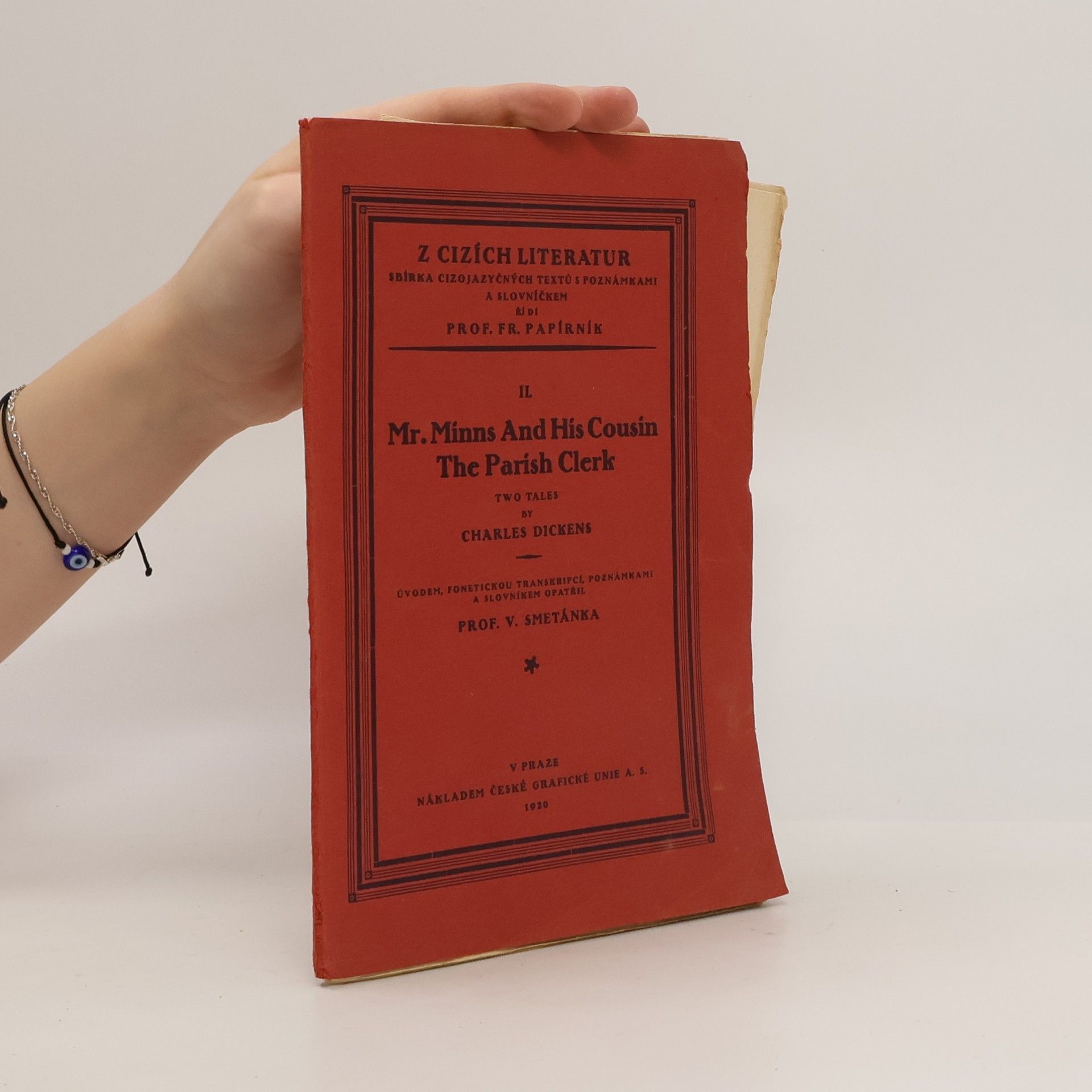 Charles Dickens Mr. Minns And His Cousin The Parish Clerk