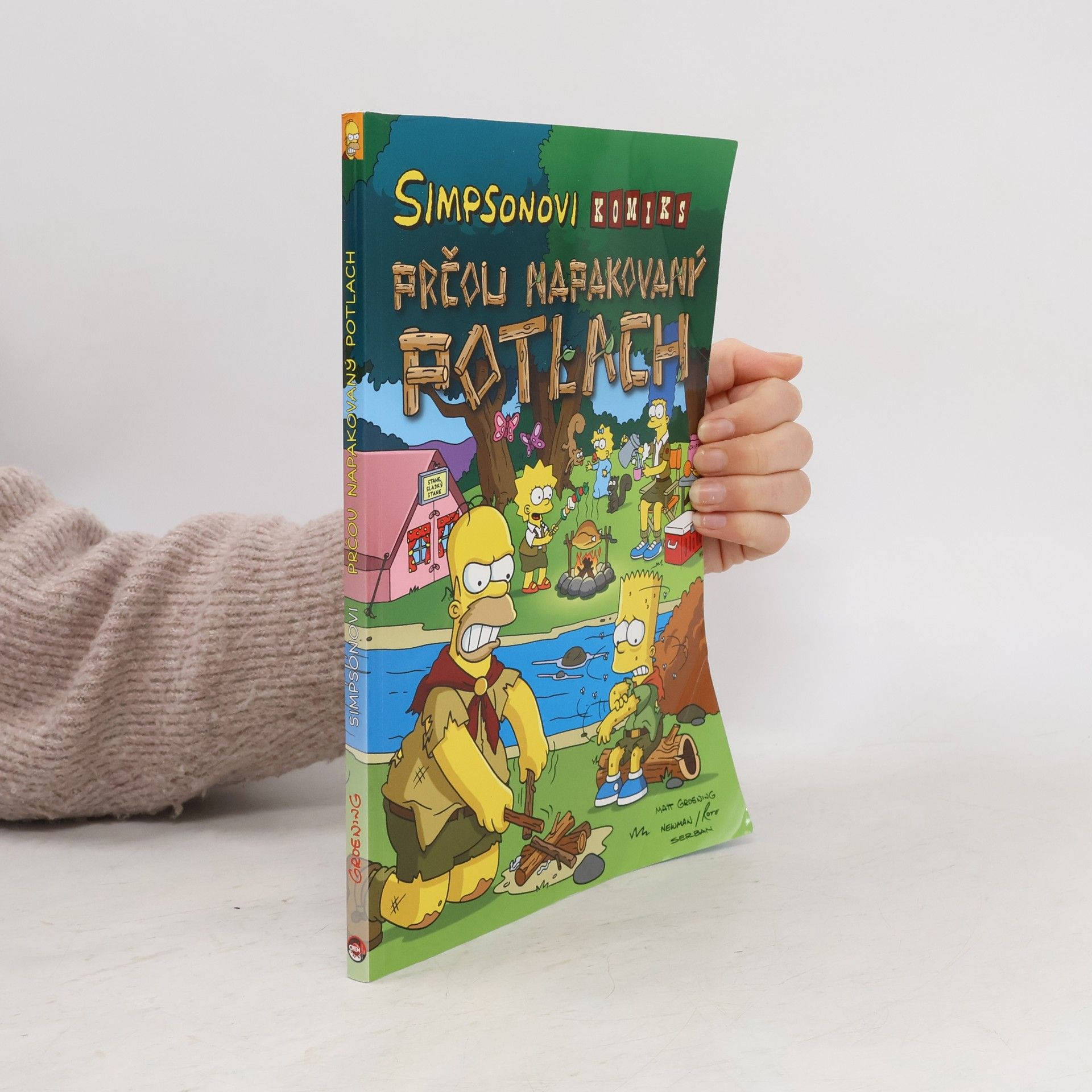 Matt Groening Simpsonovi: Prčou napakovaný potlach