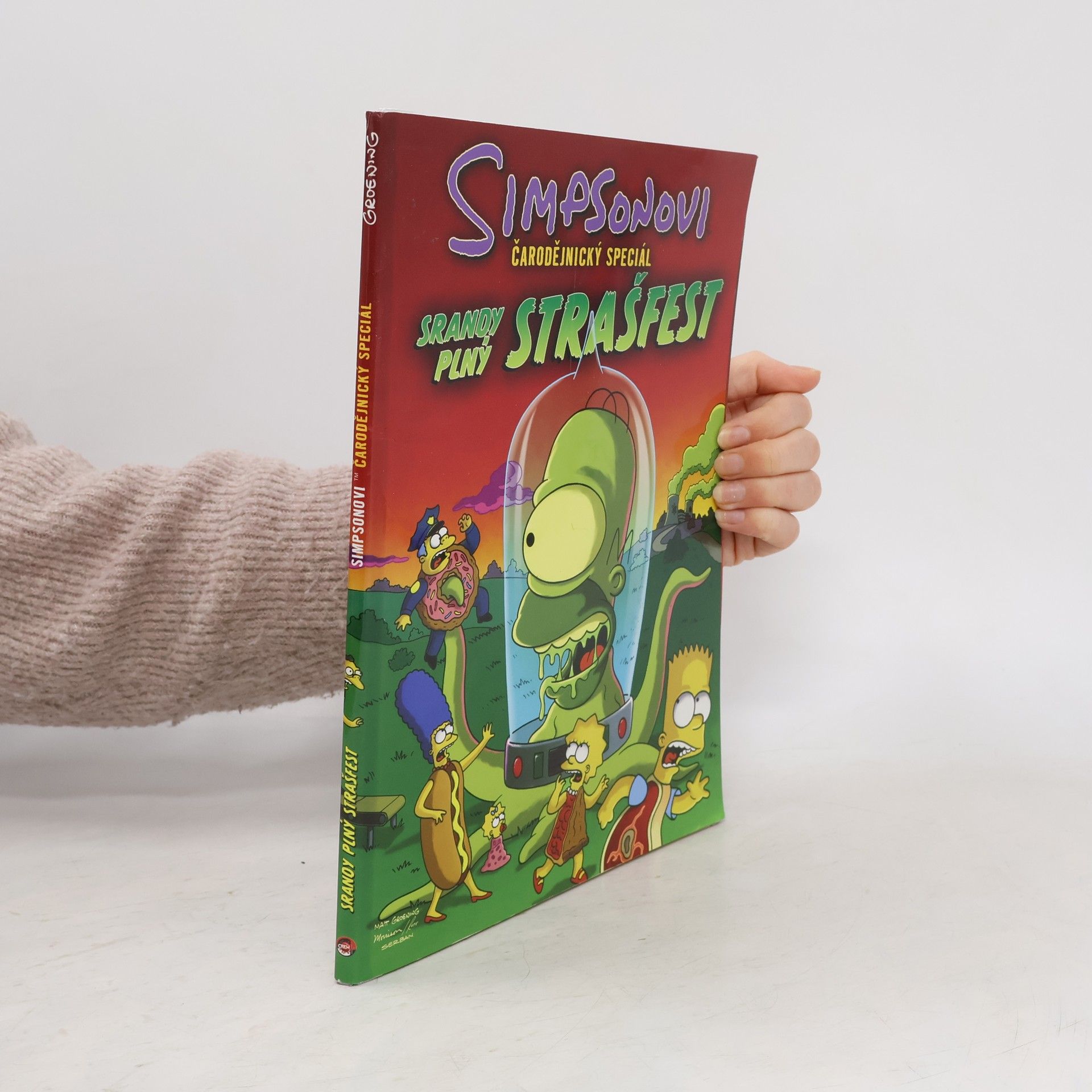 Matt Groening Simpsonovi : čarodějnický speciál. Srandy plný strašfest