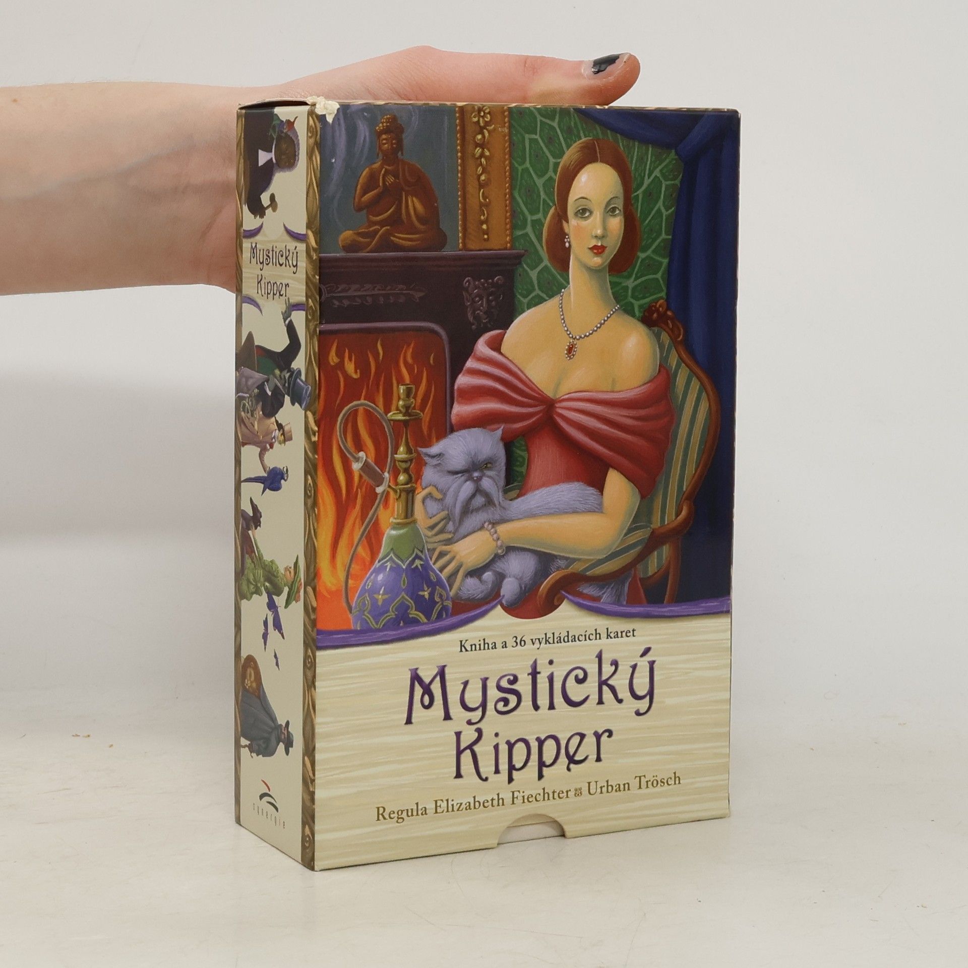 Regula Elizabeth Fiechter Mystický Kipper - Kniha a 36 vykládacích karet