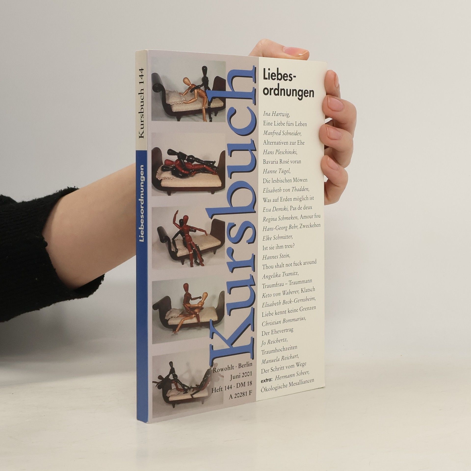 Kursbuch Heft 144: Liebesordnungen