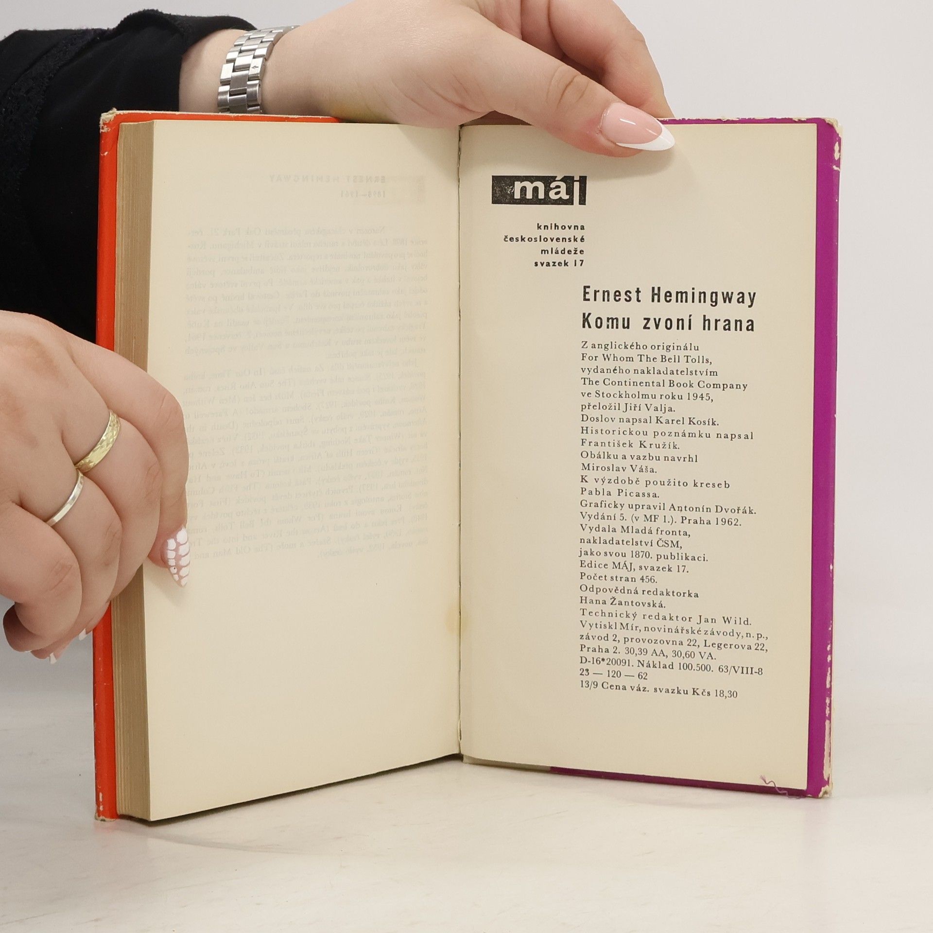 Ernest Hemingway Komu zvoní hrana