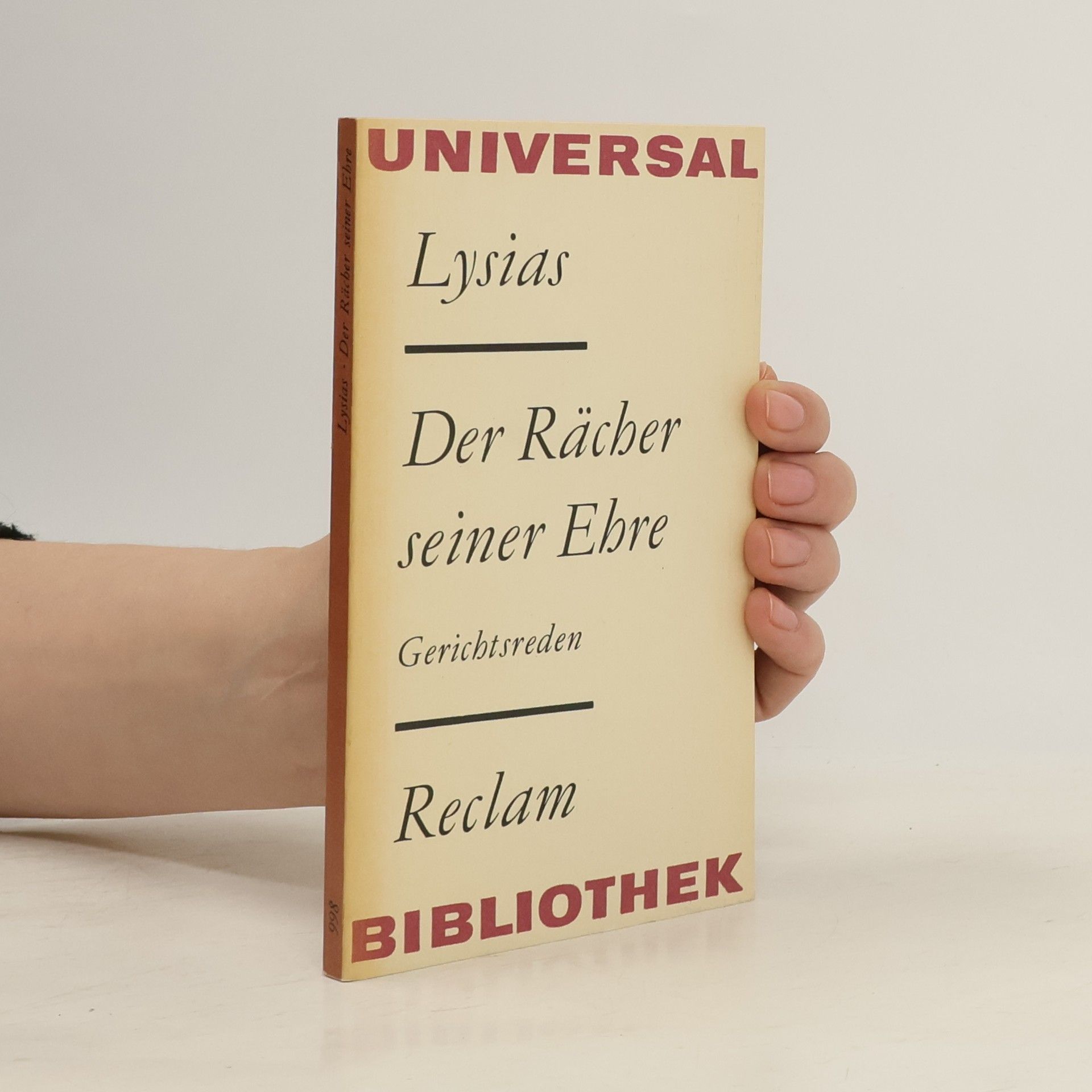 Lysias Der Rächer seiner Ebre