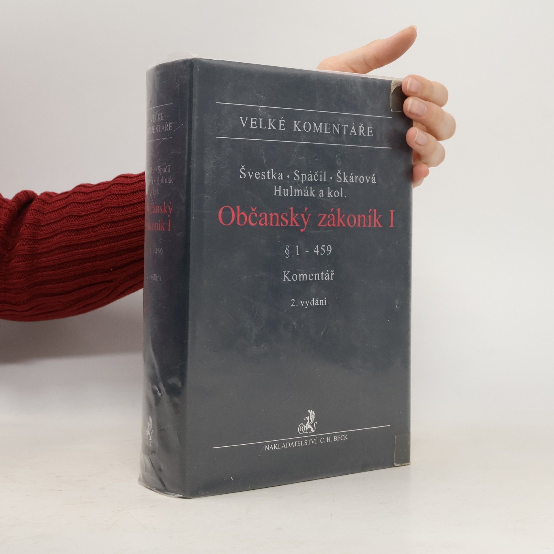 Jiří Švestka Občanský zákoník I. : komentář, 2. vydání § 1- 459