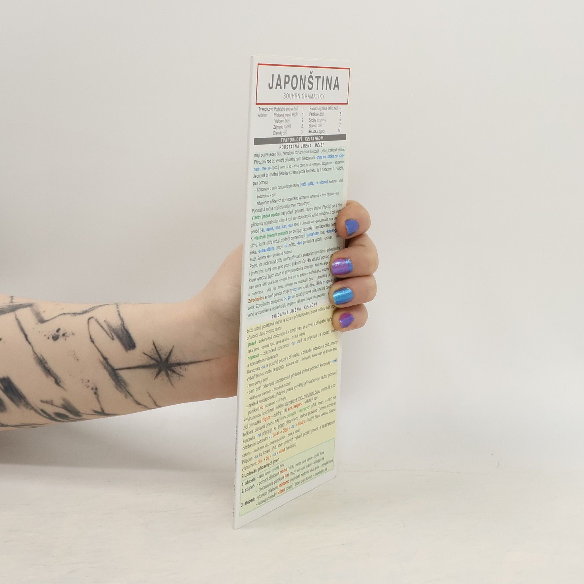 Kolektiv autorů Japonština souhrn gramatiky
