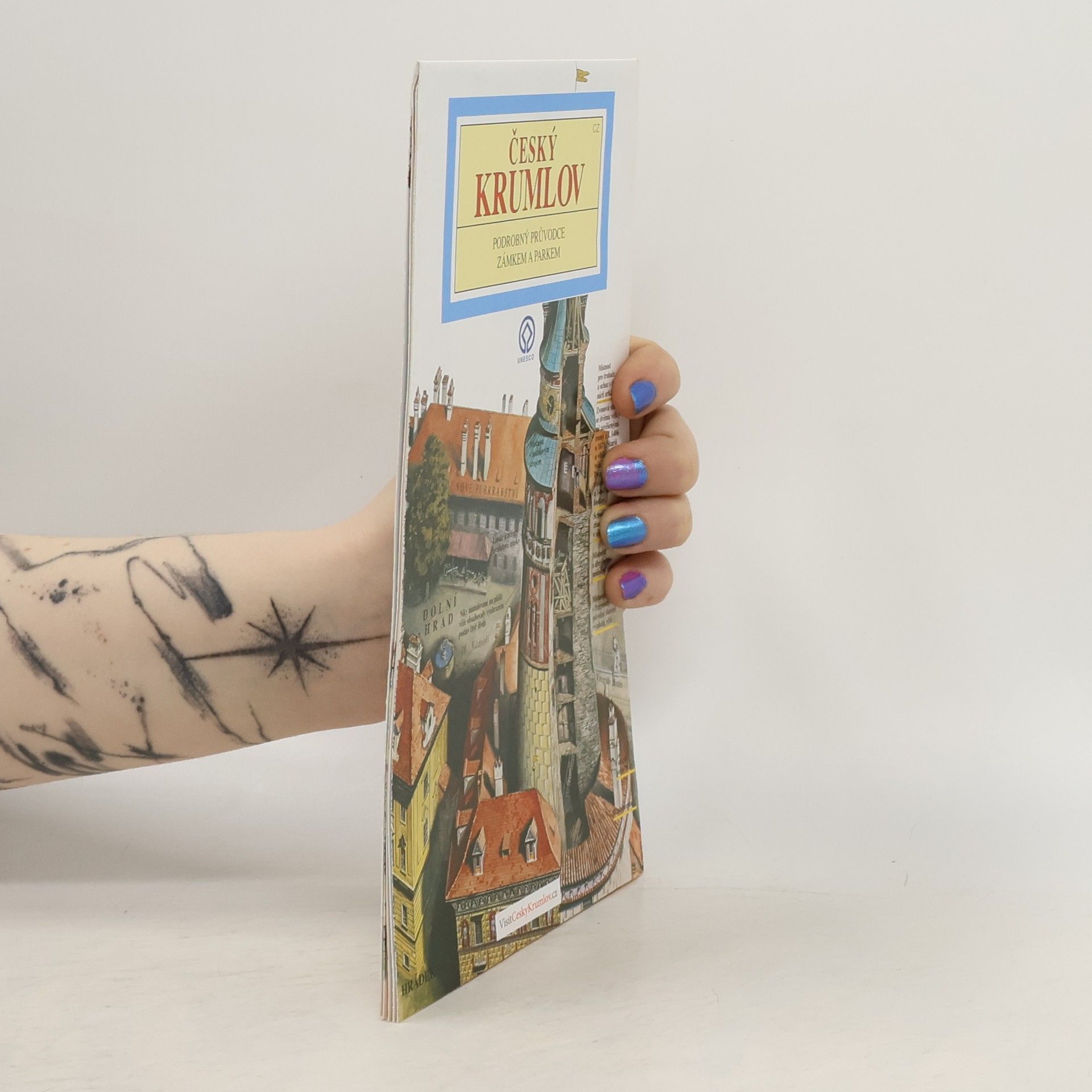 Tomáš Rygl Český Krumlov podrobný průvodce zámkem a parkem