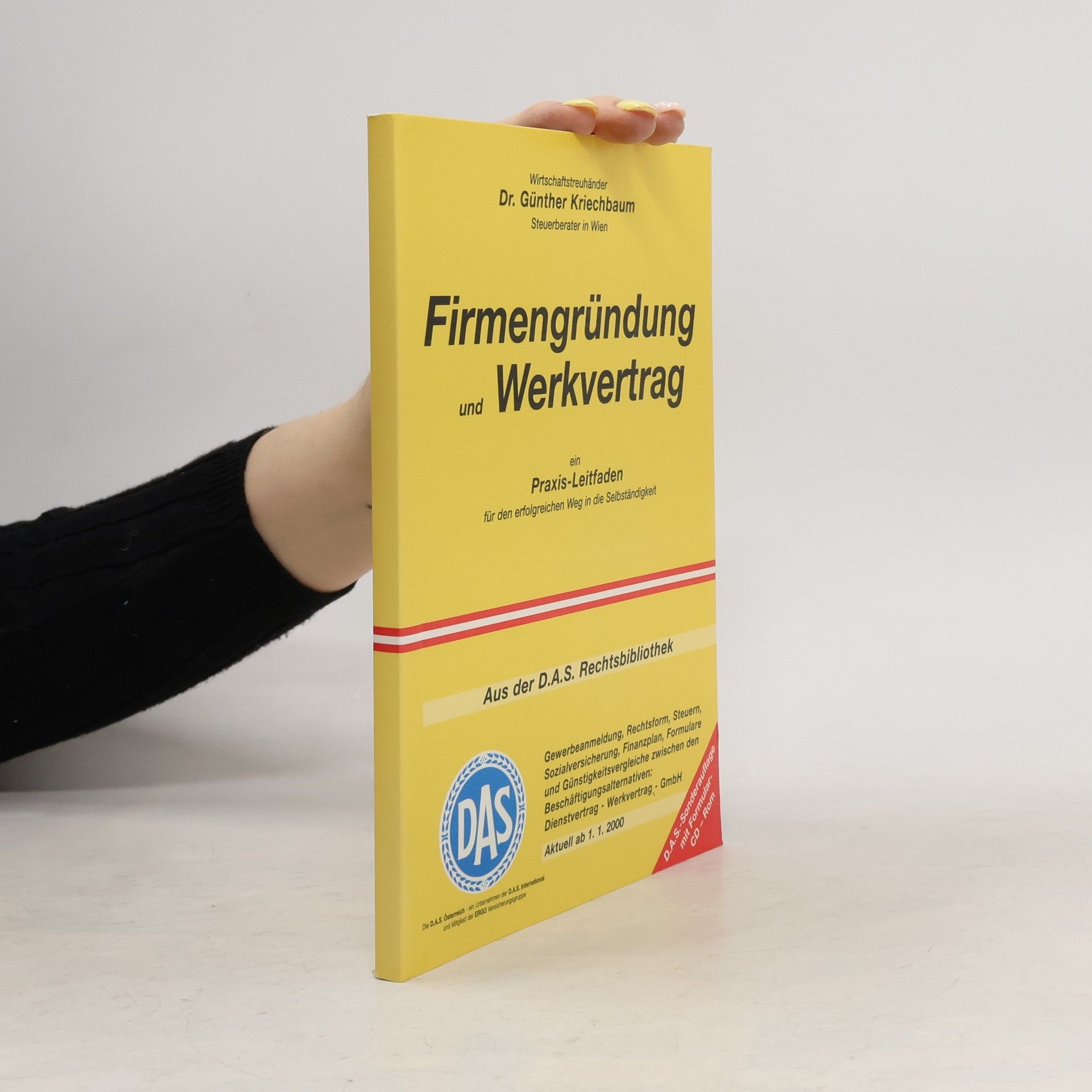Günther Kriechbaum Firmengründung und Werkvertrag