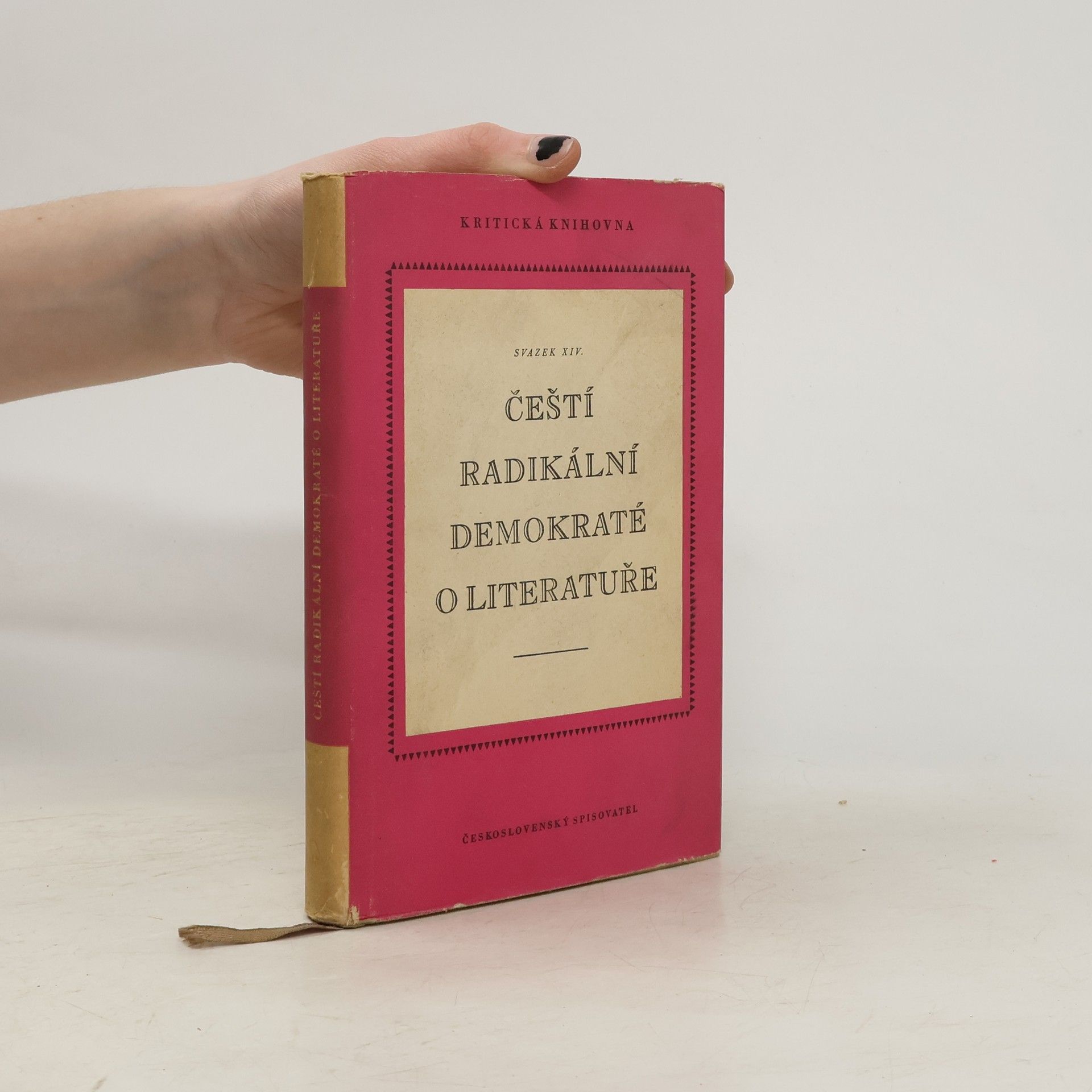 Karel Kosík Čeští radikální demokraté. O literatuře