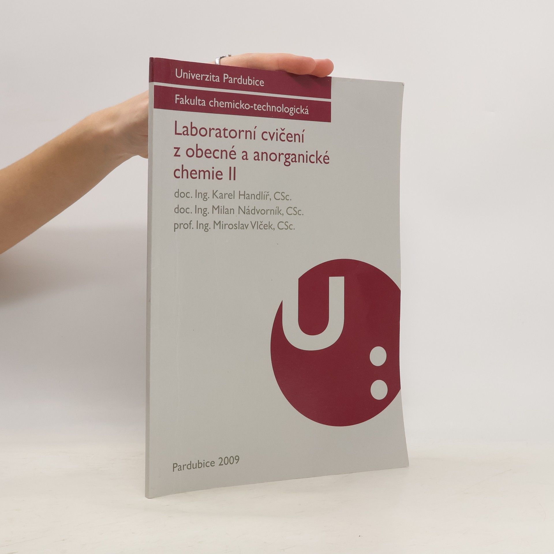 Miroslav Vlček Laboratorní cvičení z obecné a anorganické chemie II