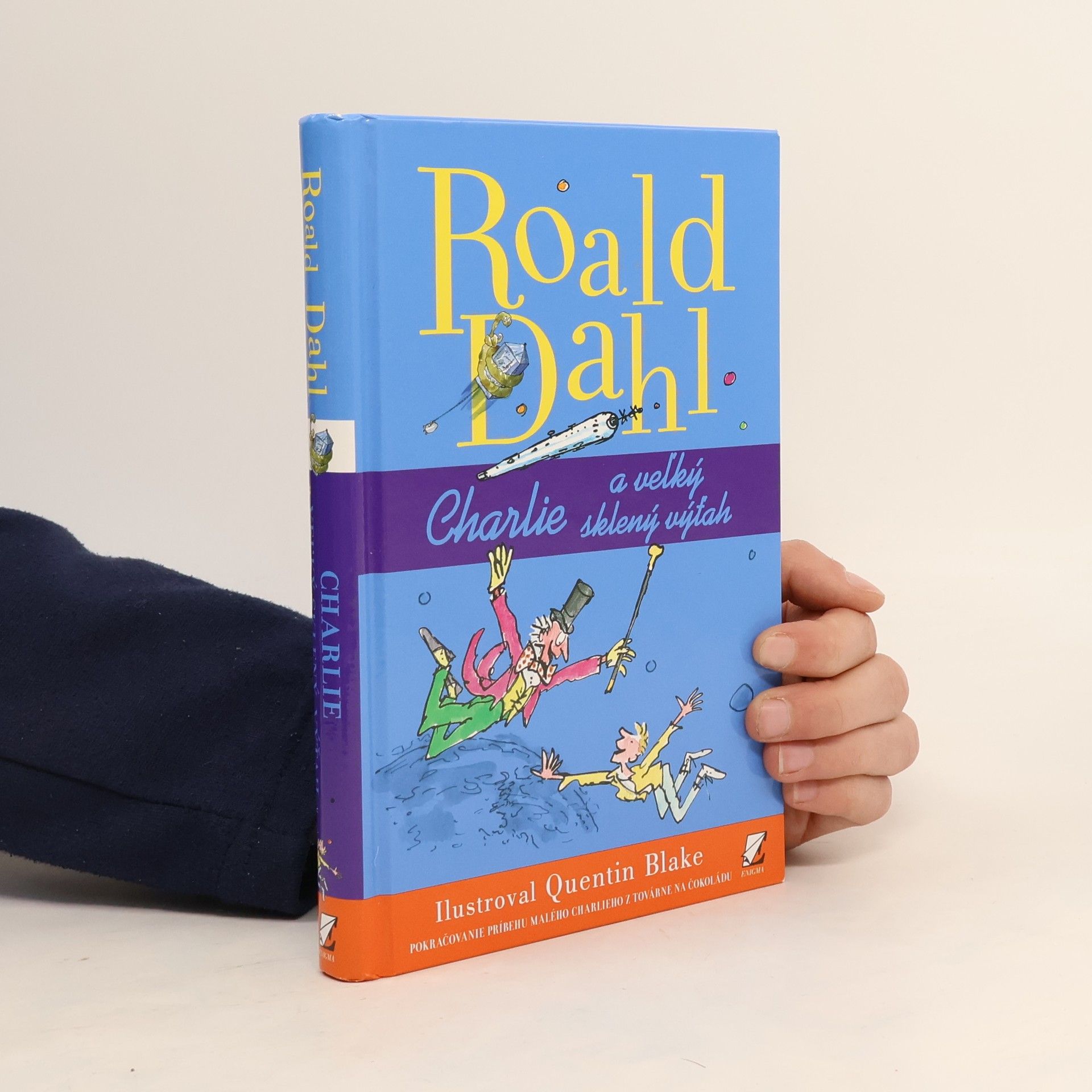 Roald Dahl Charlie a veľký sklený výťah