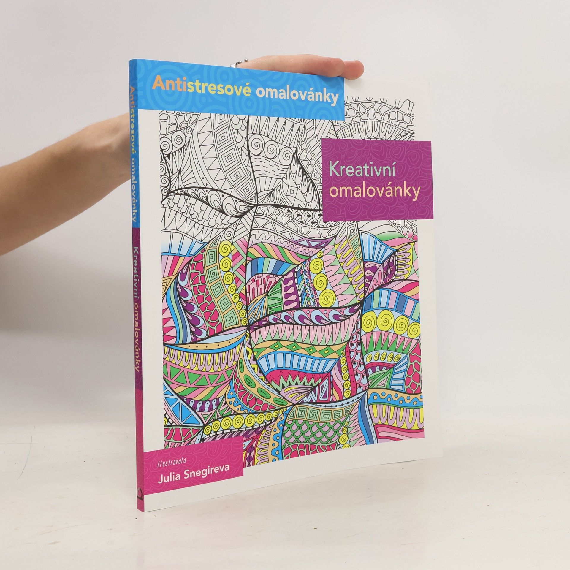 Julia Snegireva Kreativní omalovánky : relaxační obrázky k vybarvení