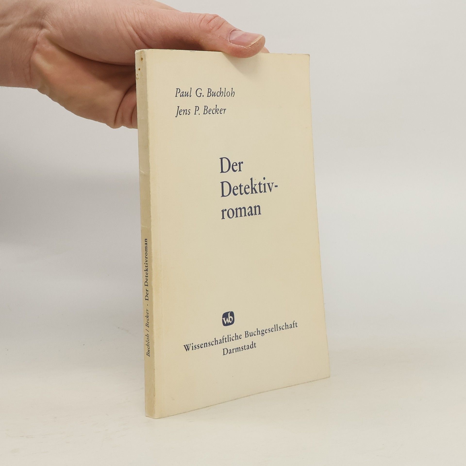 Paul G. Buchloh Der Detektivroman
