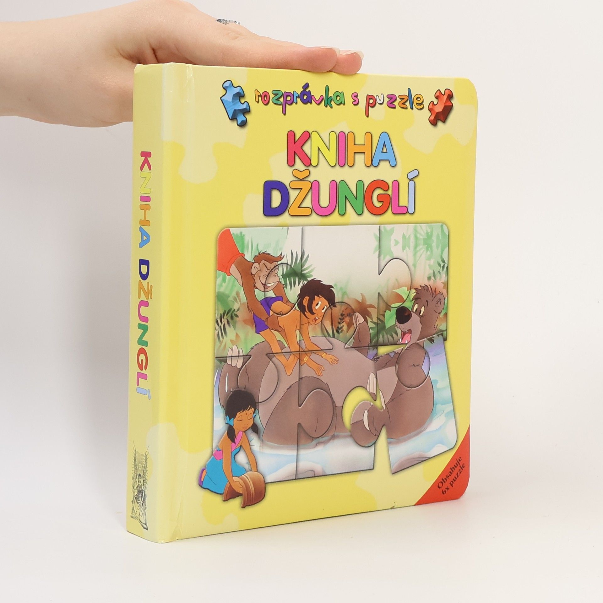 Kolektiv autorů Kniha džunglí. Rozprávka s puzzle