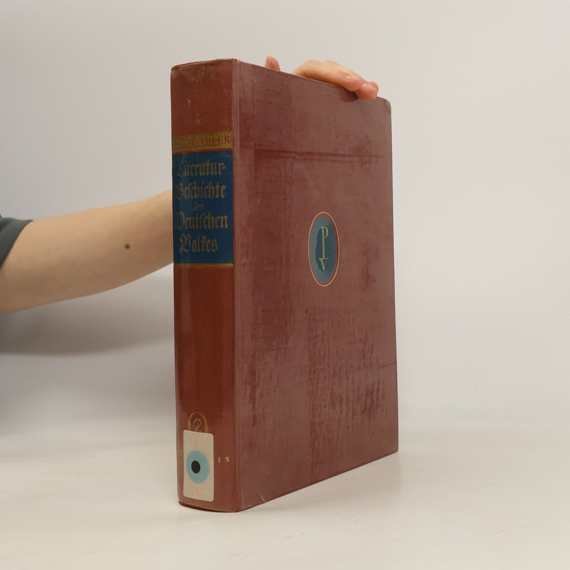 Josef Nadler Literaturgeschichte des deutschen Volkes 2