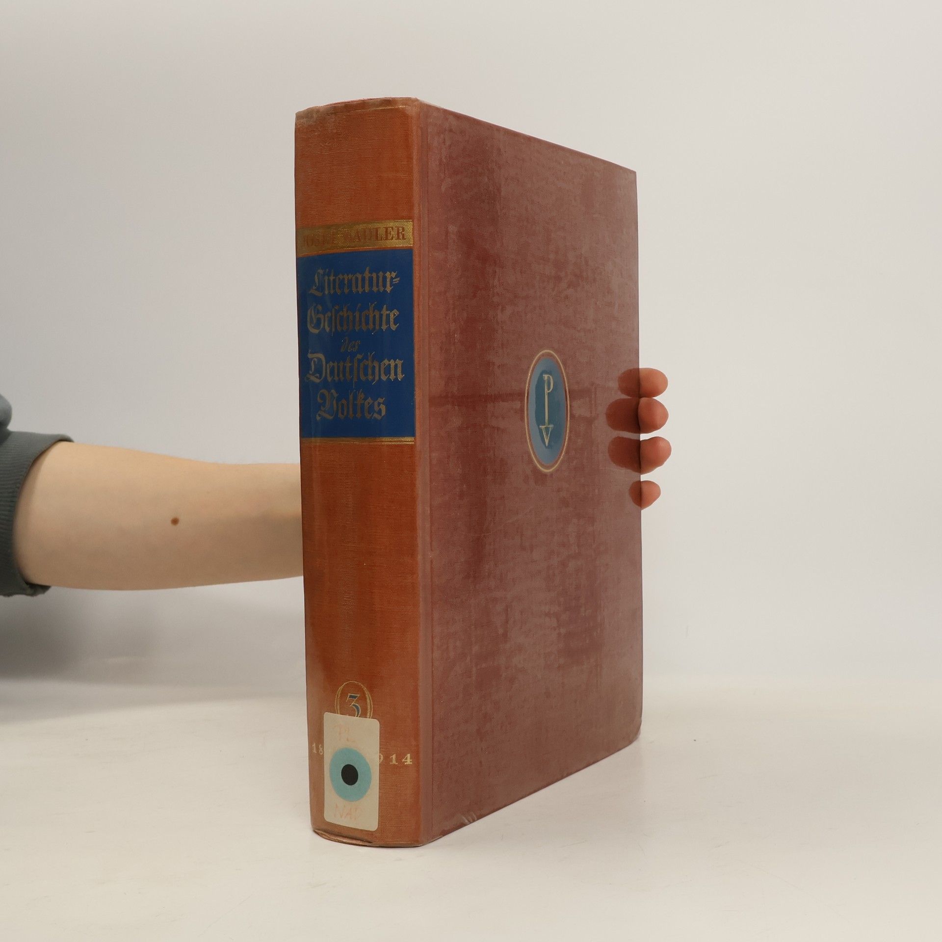 Josef Nadler Literaturgeschichte des Deutschen Volkes 3