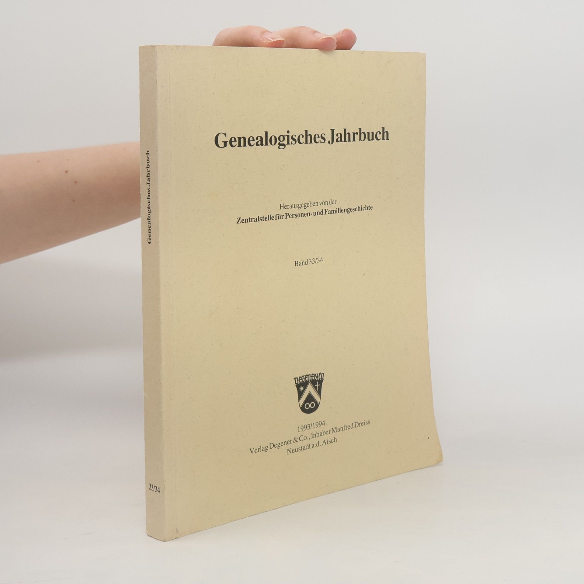 Autorenkollektiv Genealogisches Jahrbuch 33/34