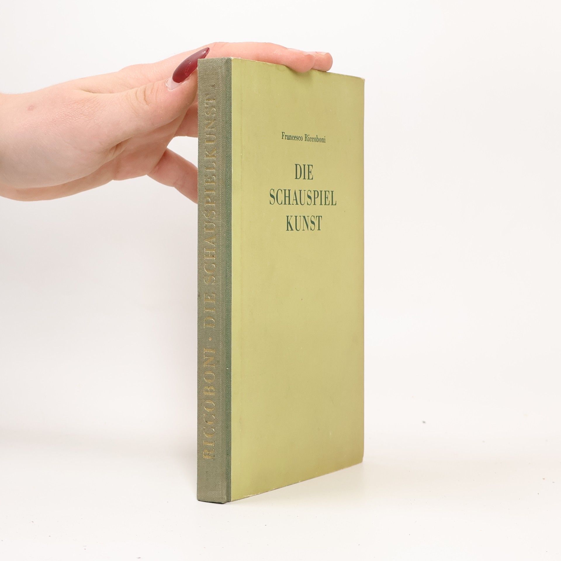 Francesco Riccoboni Die Schauspielkunst