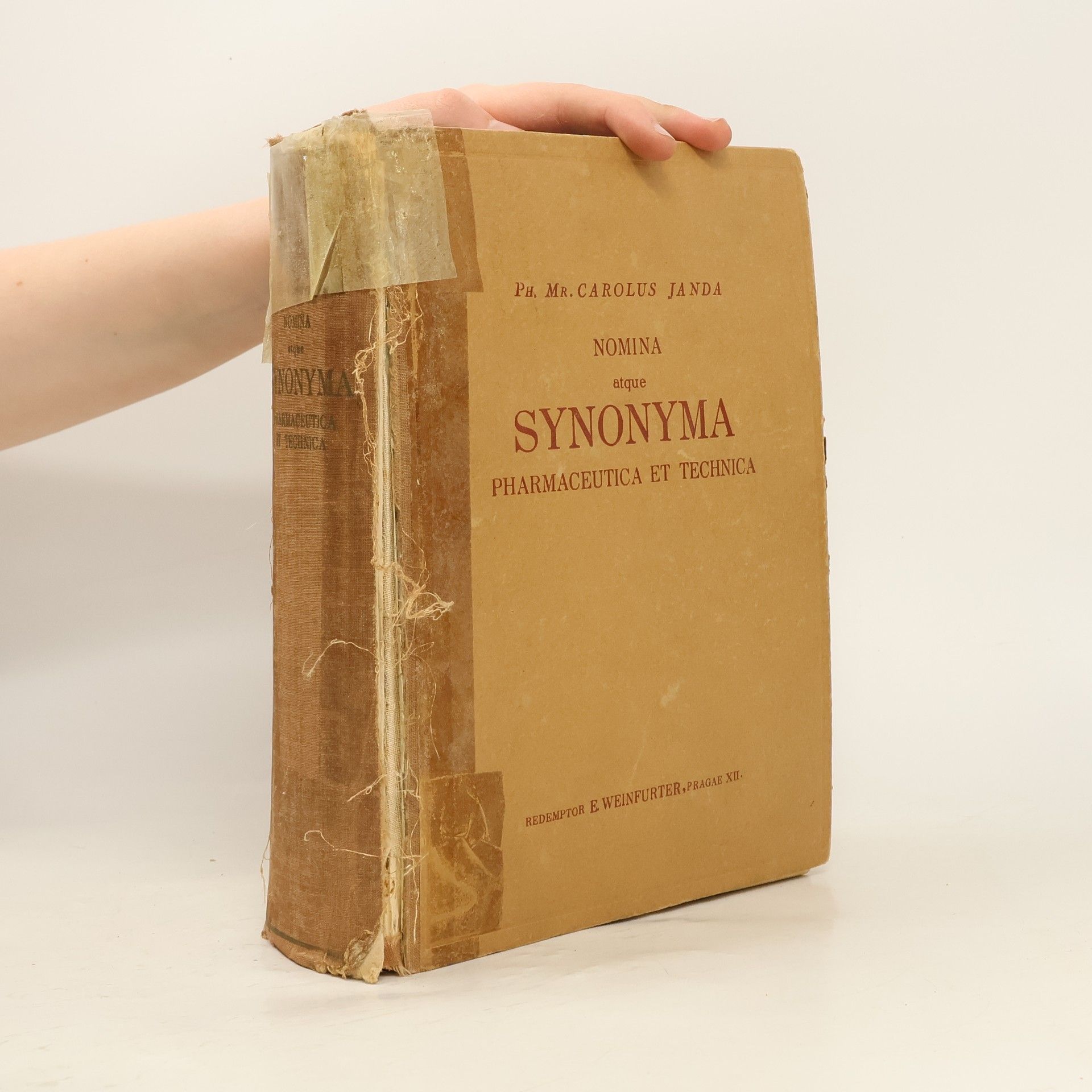 Carolus Janda Nomina atque Synonyma Pharmaceutica et Technica in lingua Latina, Bohemica, Germanica et Slovenica