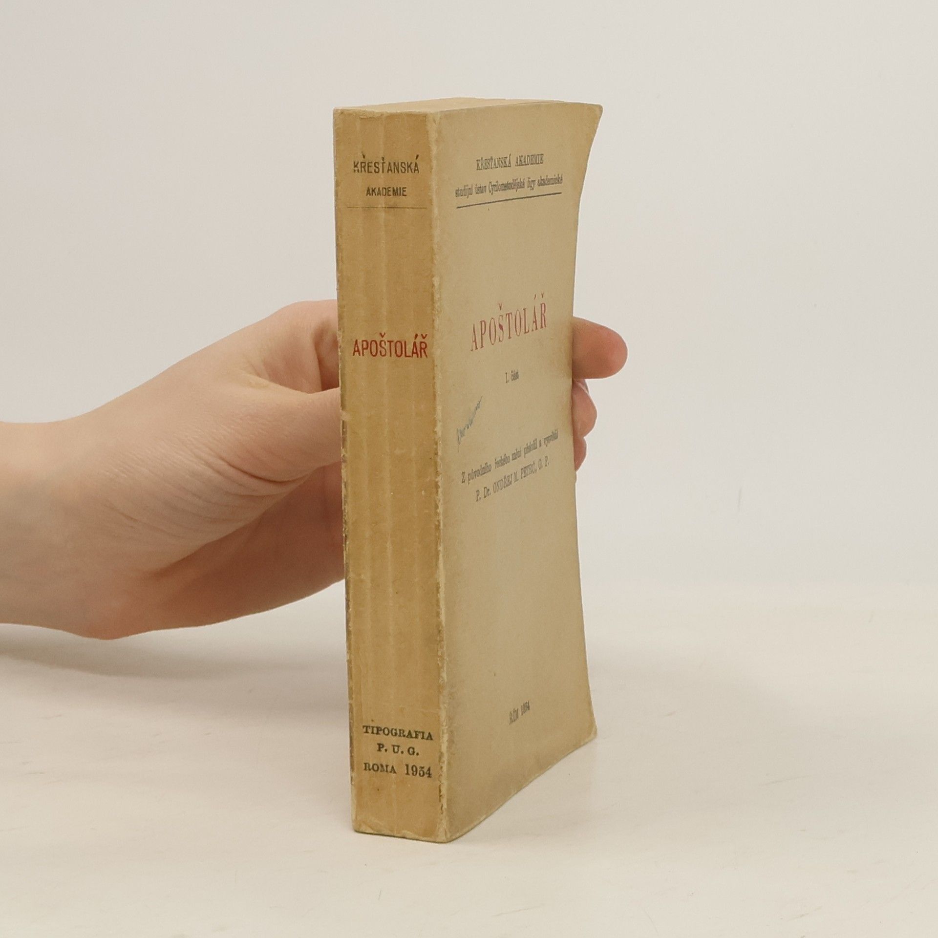 Apoštolář (I. část)