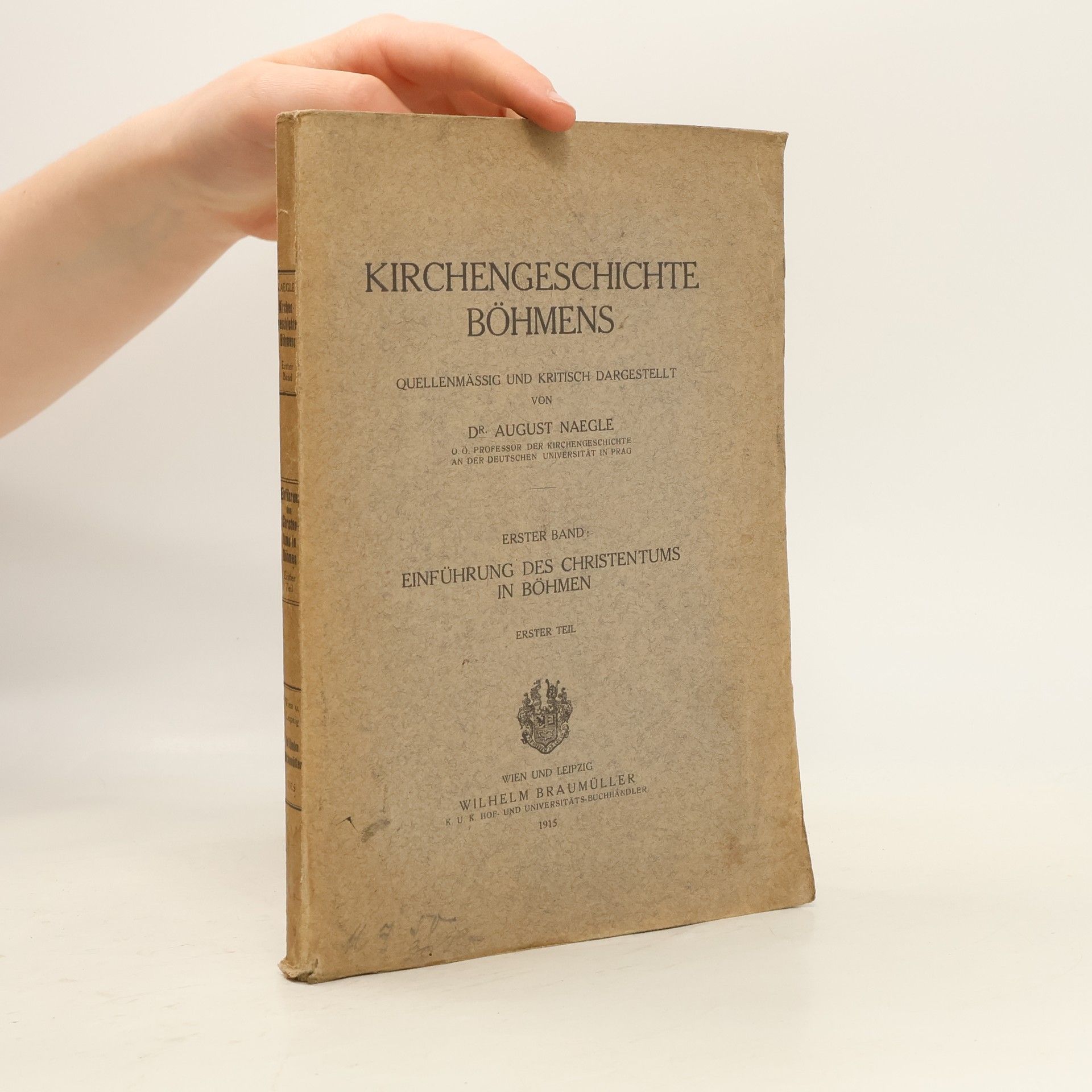 August Naegle Kirchengeschichte Böhmens