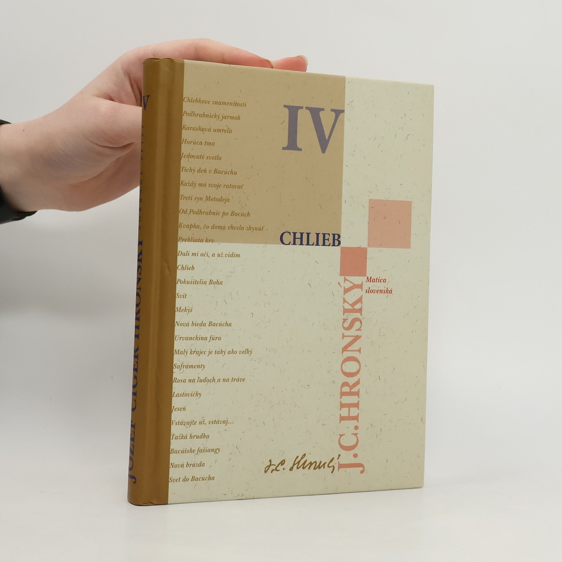 Jozef Cíger-Hronský Chlieb